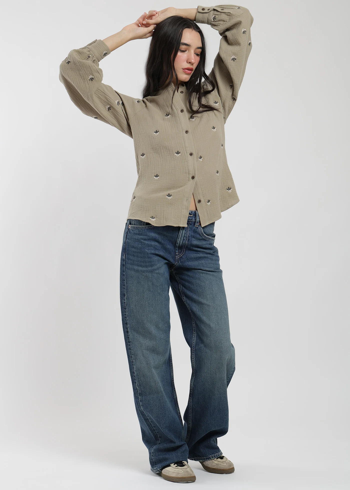 Blusa Manga Larga Mao Bordada Mujer - Image 8