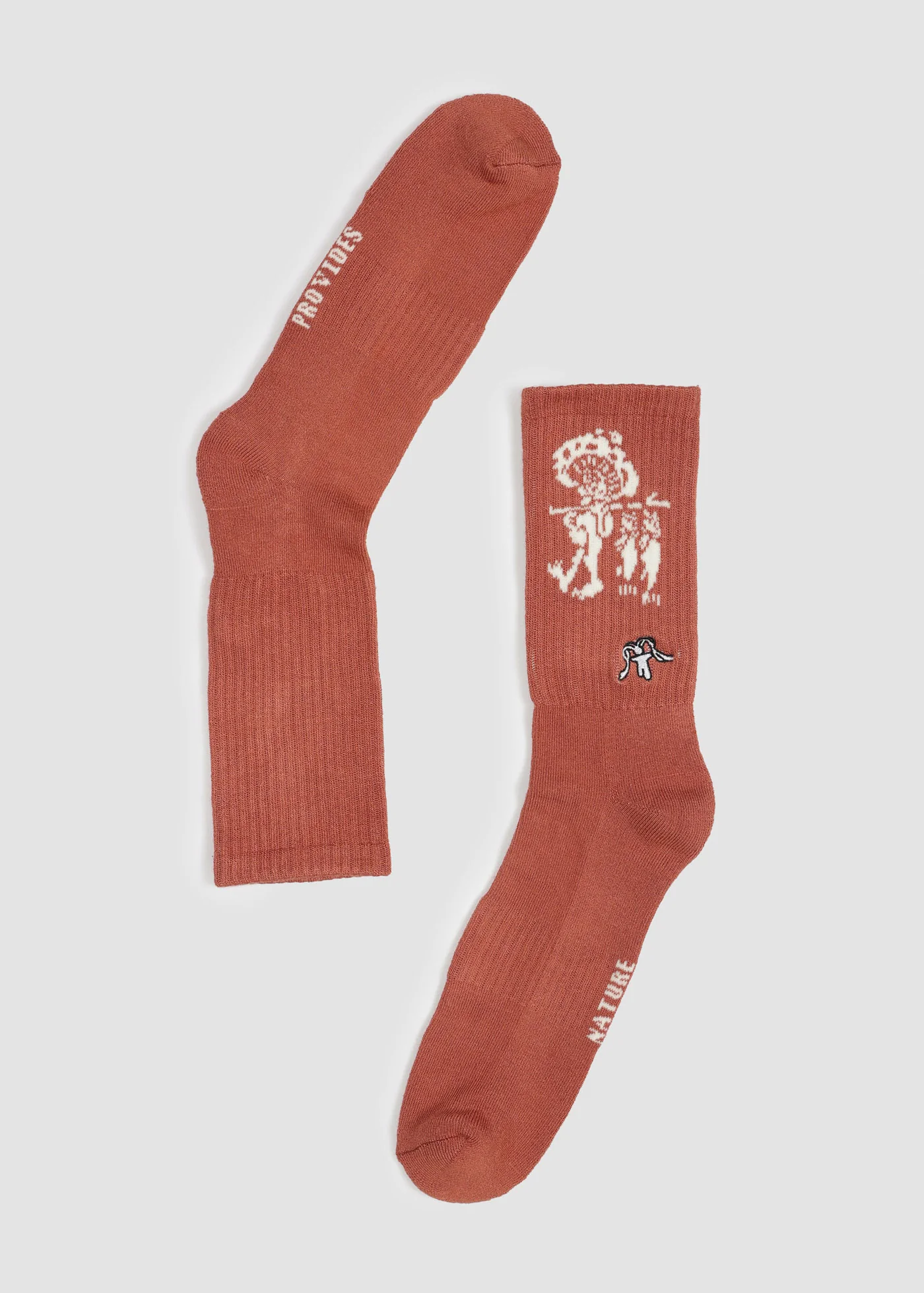 Calcetines Bamboo Sport Nature - Brick