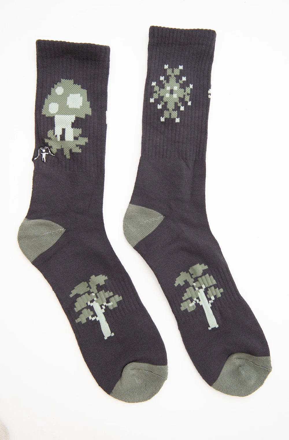 Calcetines Largos Diseño Bamboo - Negro