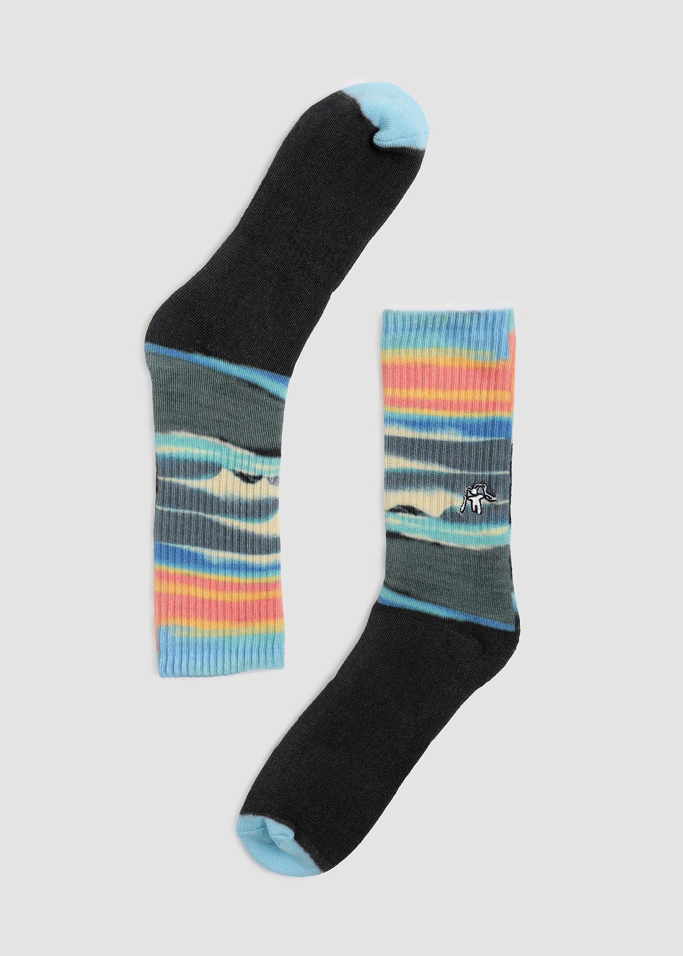 Calcetines Largos Diseño Print Topo - Gris