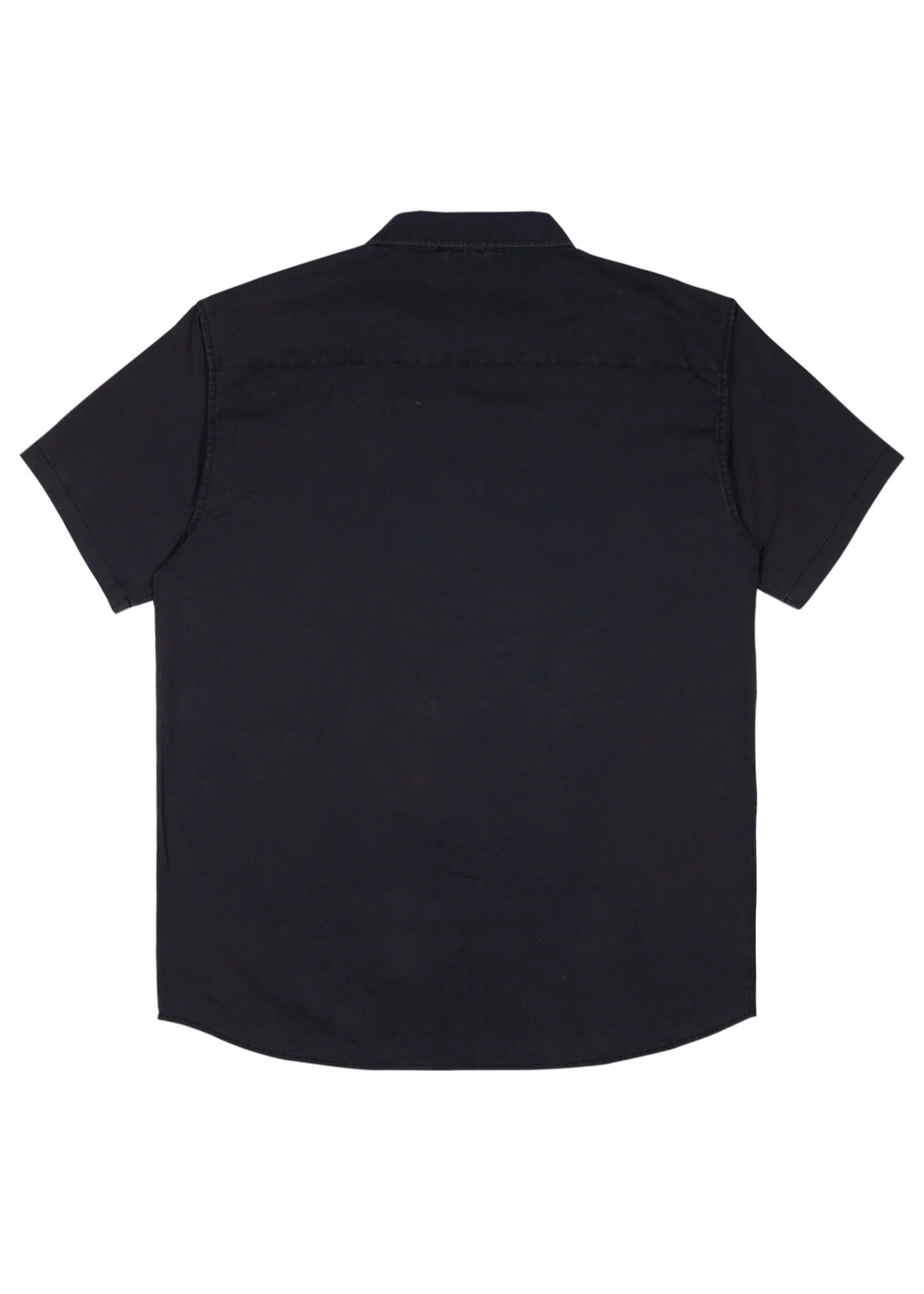 Camisa Clásica Manga Corta Algodón Hombre - Black - Image 3
