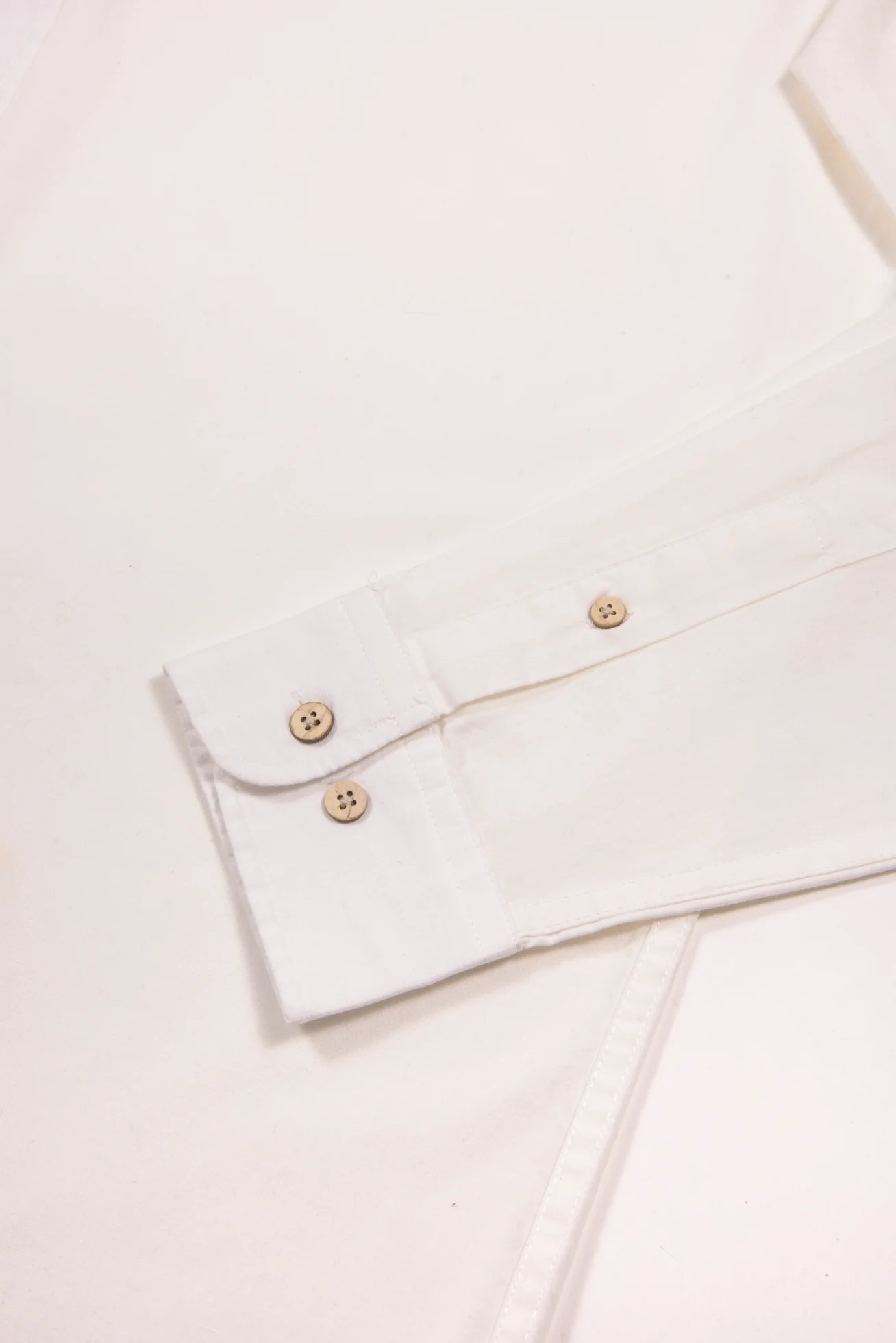 Camisa Clásica Manga Larga Algodón Hombre - Sand - Image 6