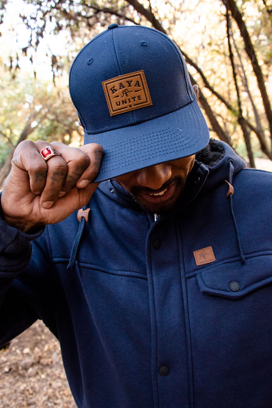 CAPS LOGO NAVY - Image 2