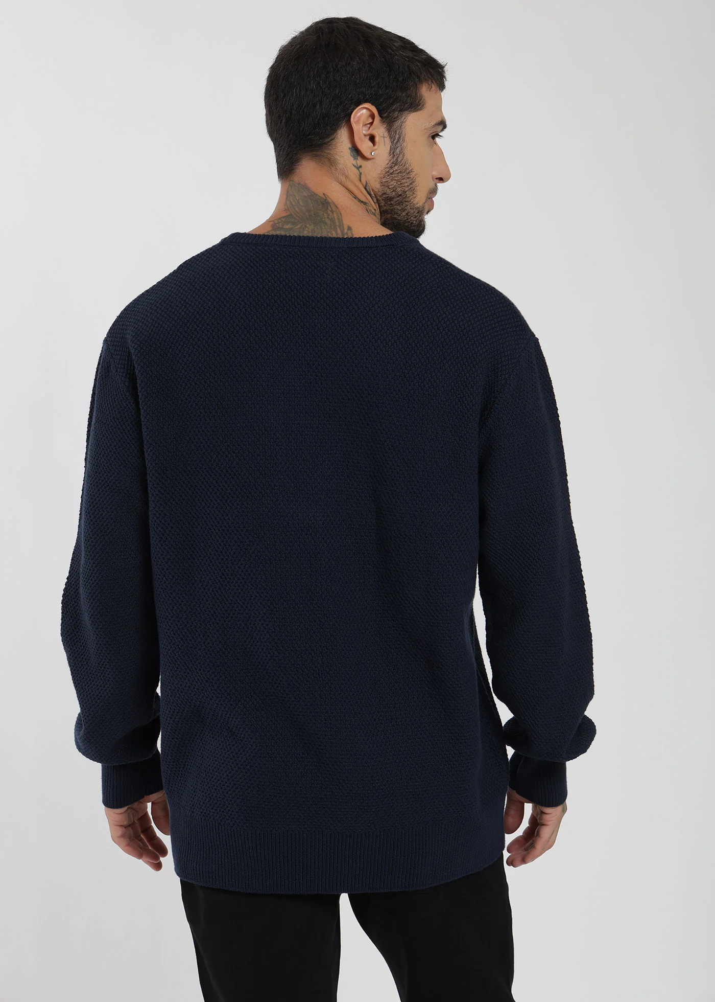 Chaleco Tejido Cuello Redondo Basic Hombre - Image 6