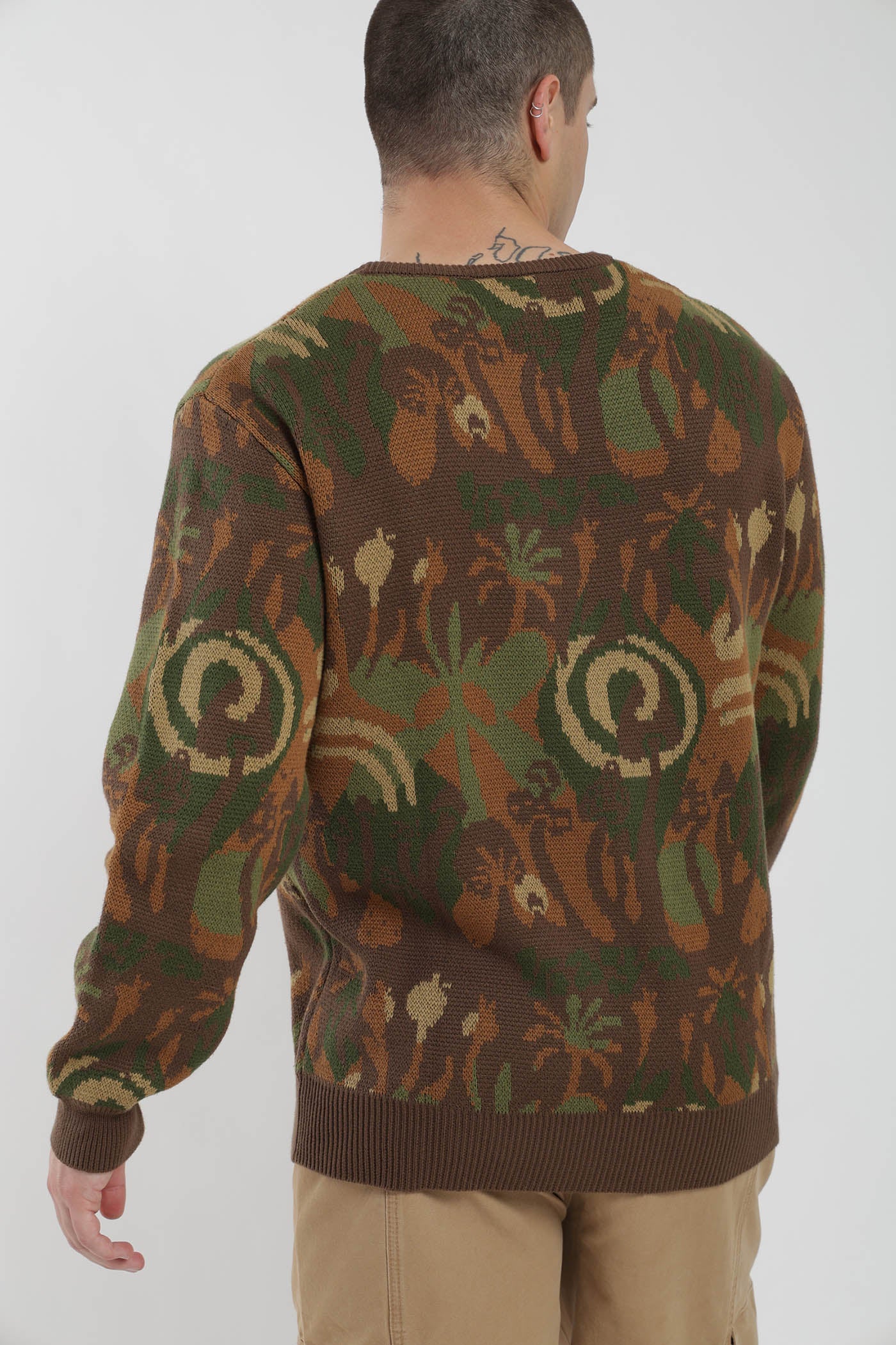 Chaleco Tejido Cuello Redondo Print Hombre - Image 3