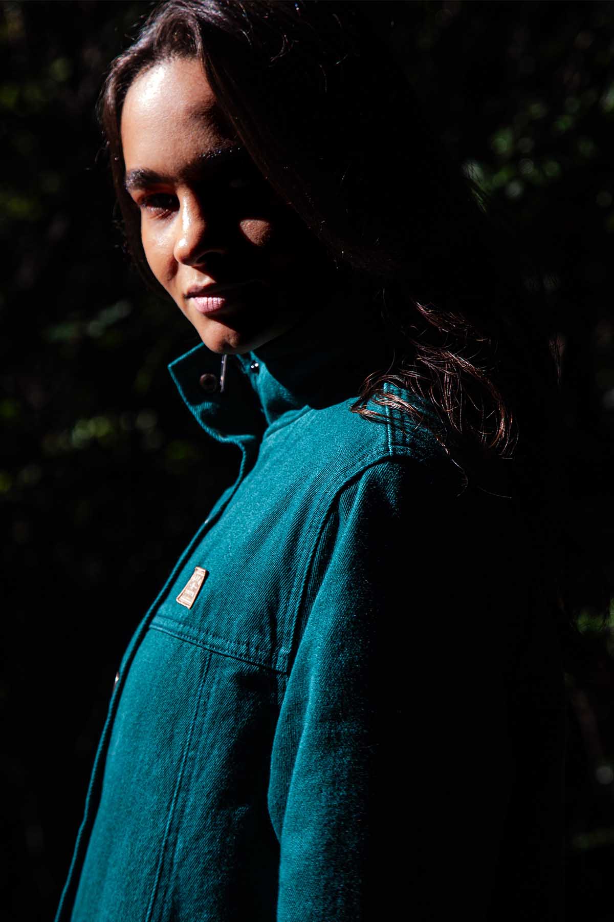 Chaqueta Clásica Amancai Mujer - Petrol - Image 8