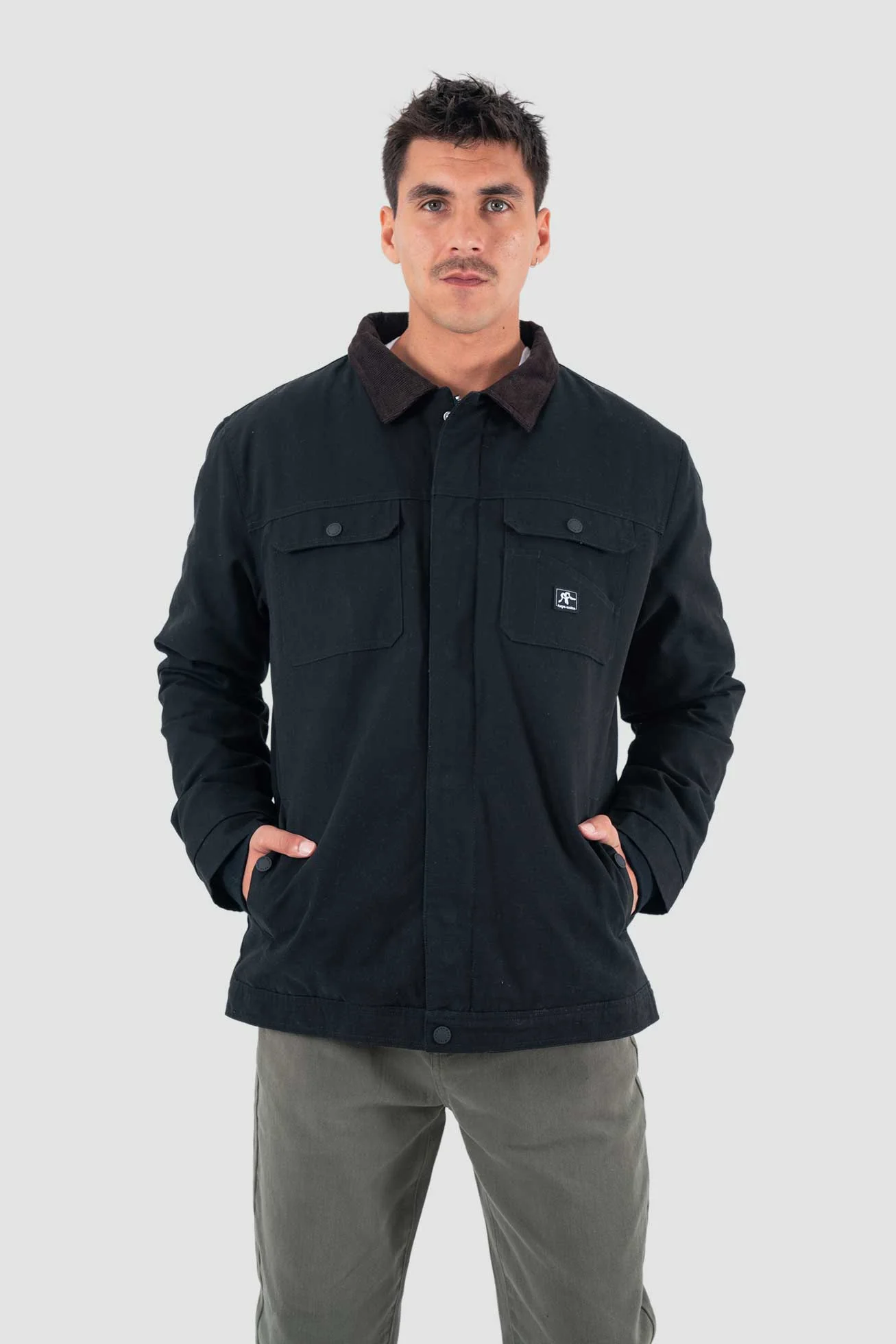 Chaqueta Clásica Chooper Hombre - Negra