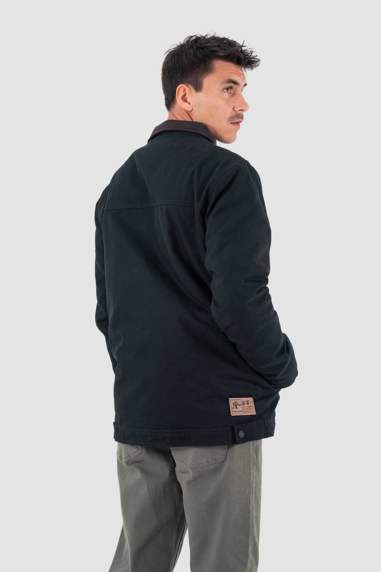 Chaqueta Clásica Chooper Hombre - Negra - Image 3