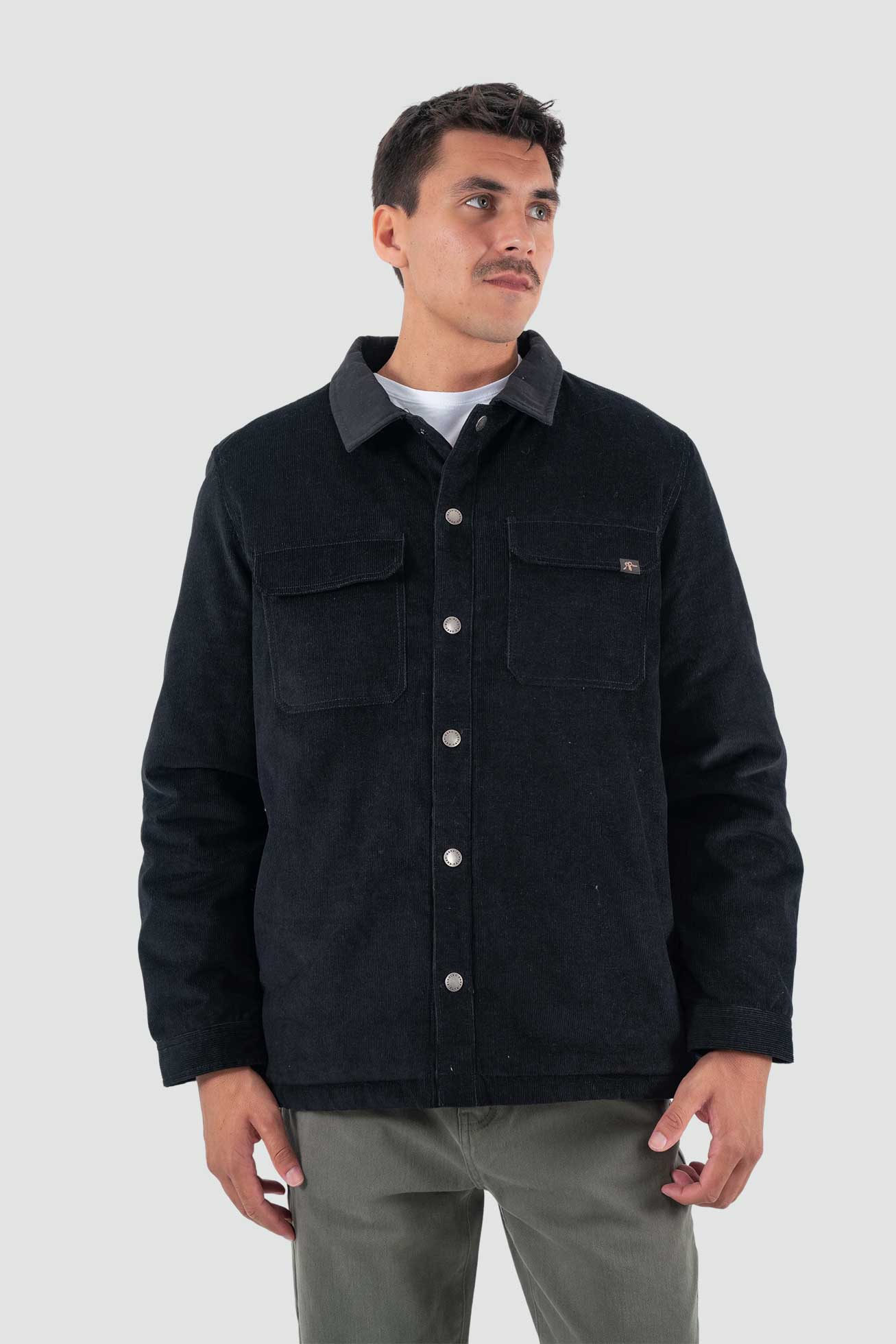 Chaqueta Clásica Cotelé Lascar Hombre - Negra