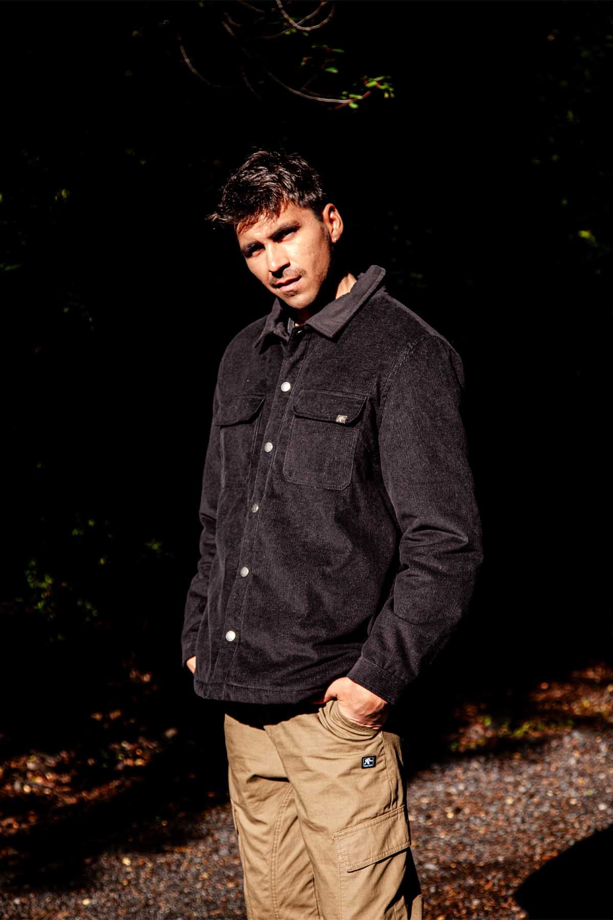 Chaqueta Clásica Cotelé Lascar Hombre - Negra - Image 2