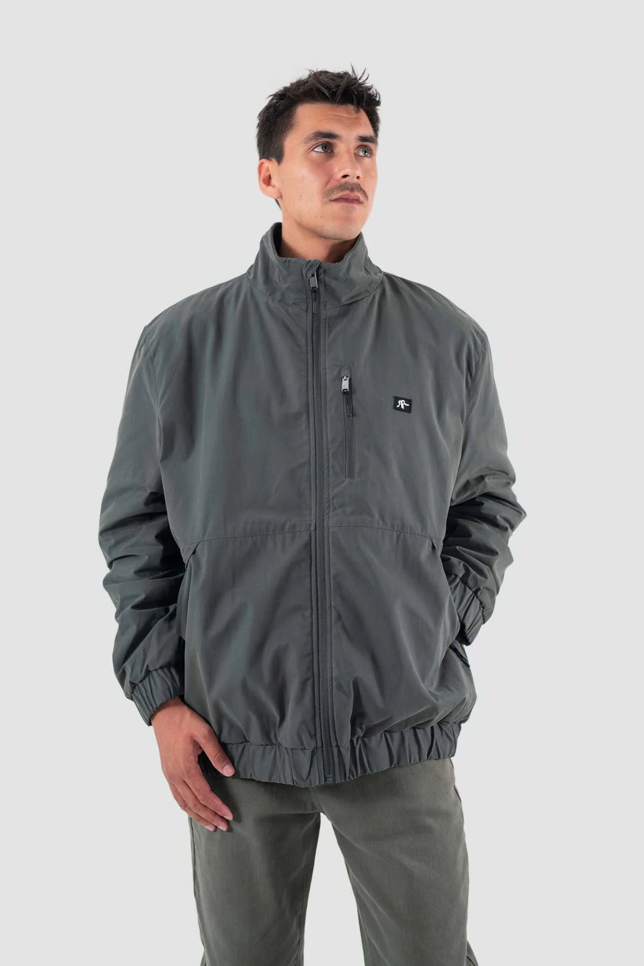 Chaqueta Clásica Fatcap Hombre - Gris