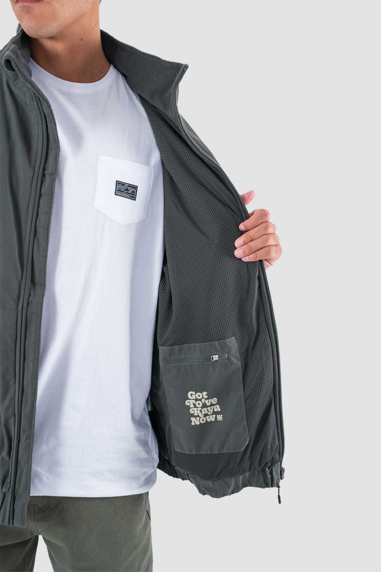 Chaqueta Clásica Fatcap Hombre - Gris - Image 4