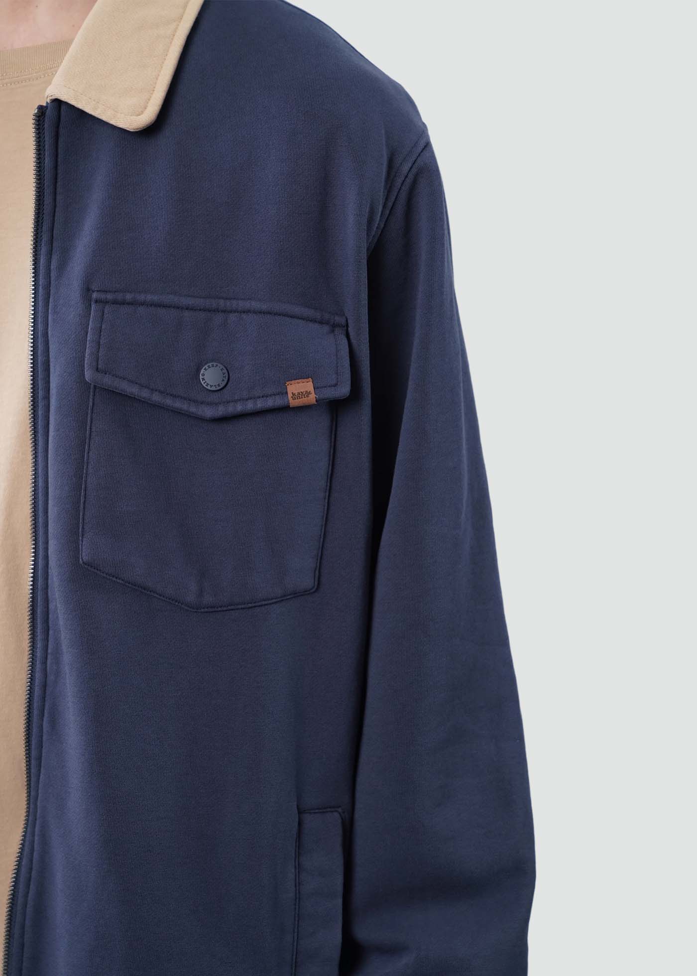 Chaqueta Clásica Jersey Hombre - Navy - Image 2