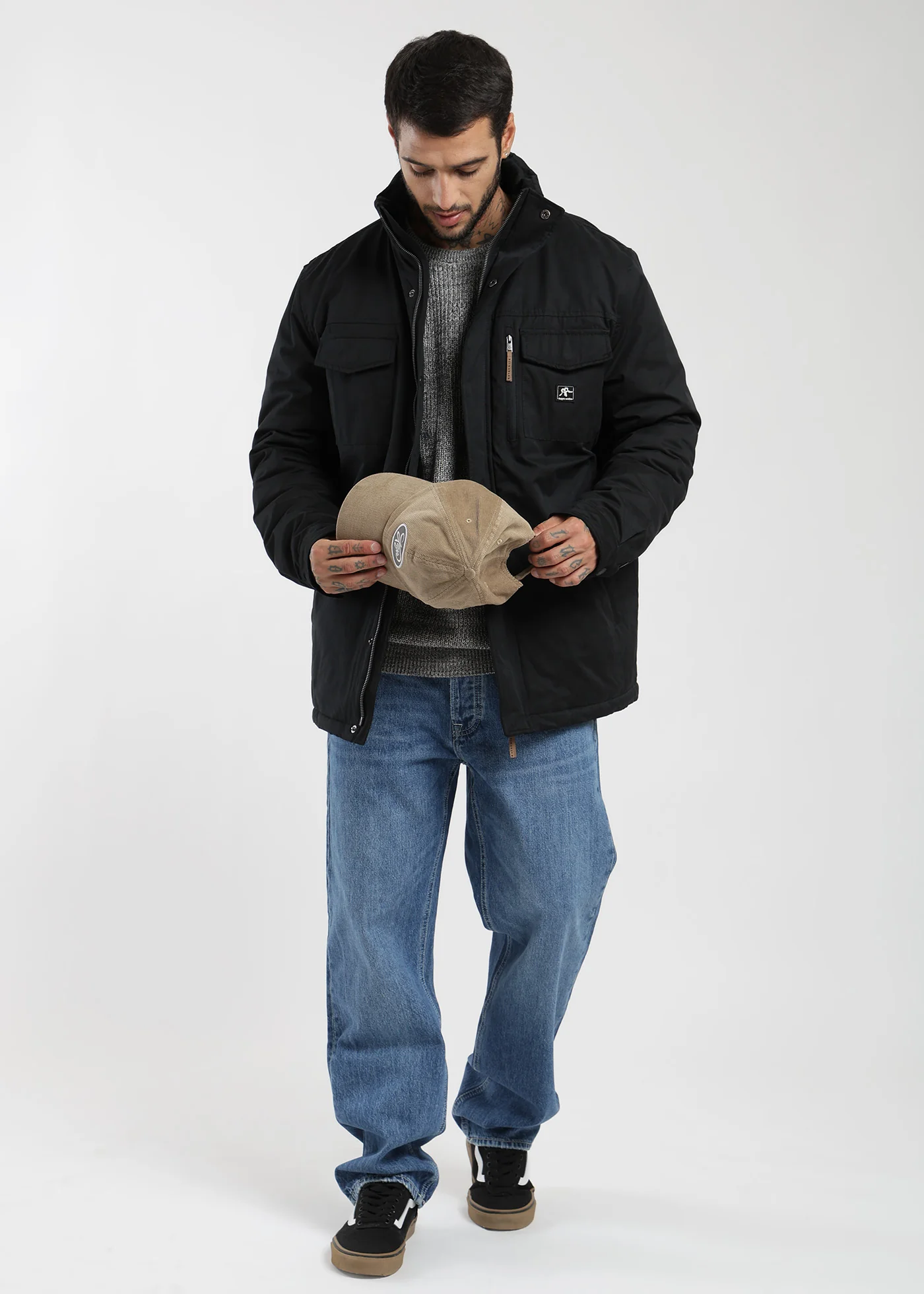 Chaqueta Clásica New Tribe Hombre - Negro - Image 5