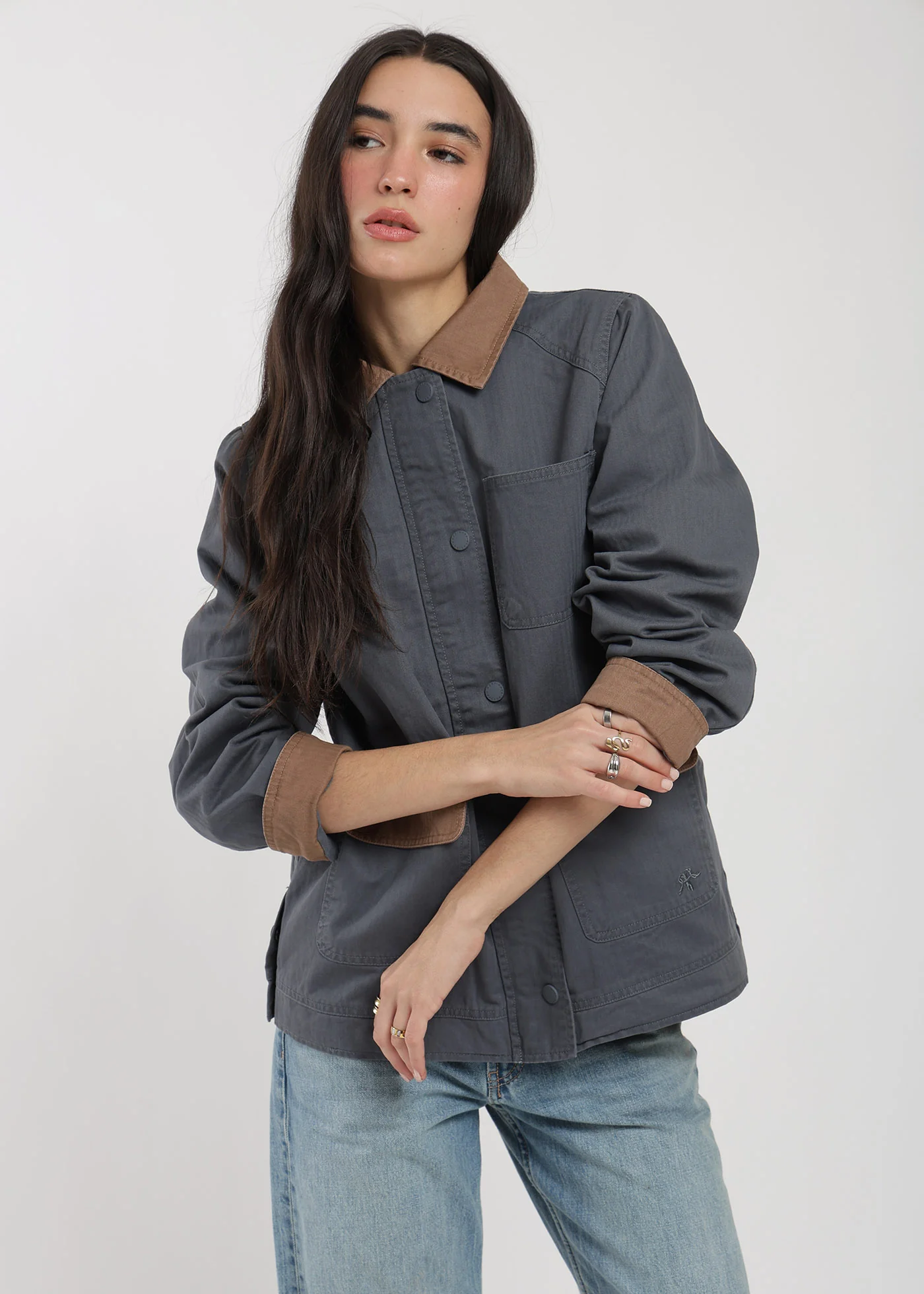 Chaqueta Clásica Twill Mujer - Image 9