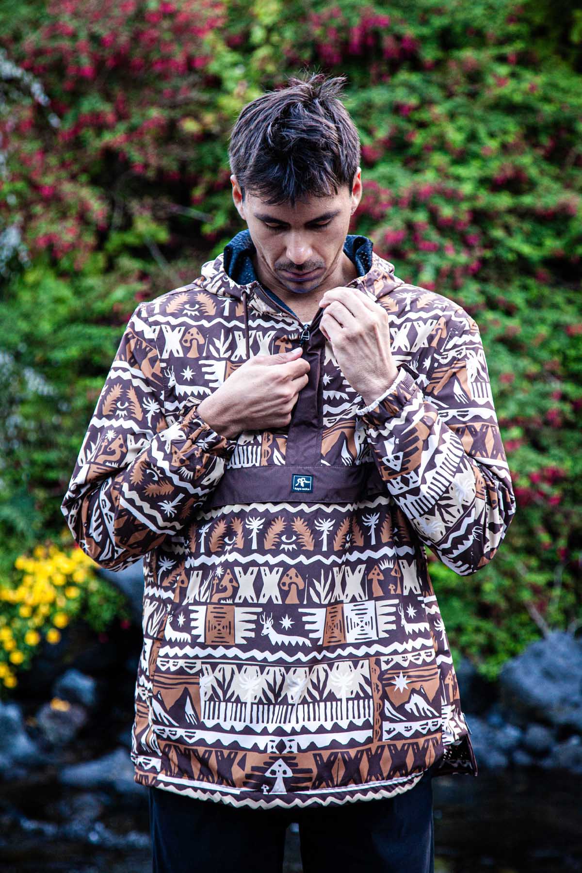 Chaqueta Cortaviento Anorak Hombre - Tribu Terracota - Image 6