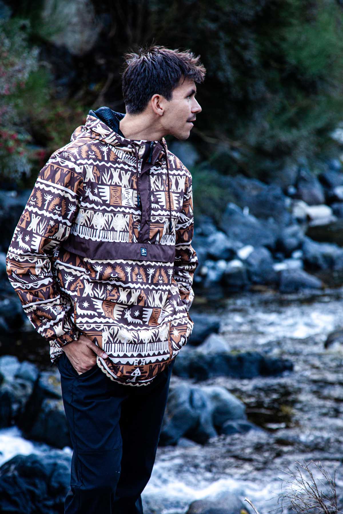 Chaqueta Cortaviento Anorak Hombre - Tribu Terracota - Image 7