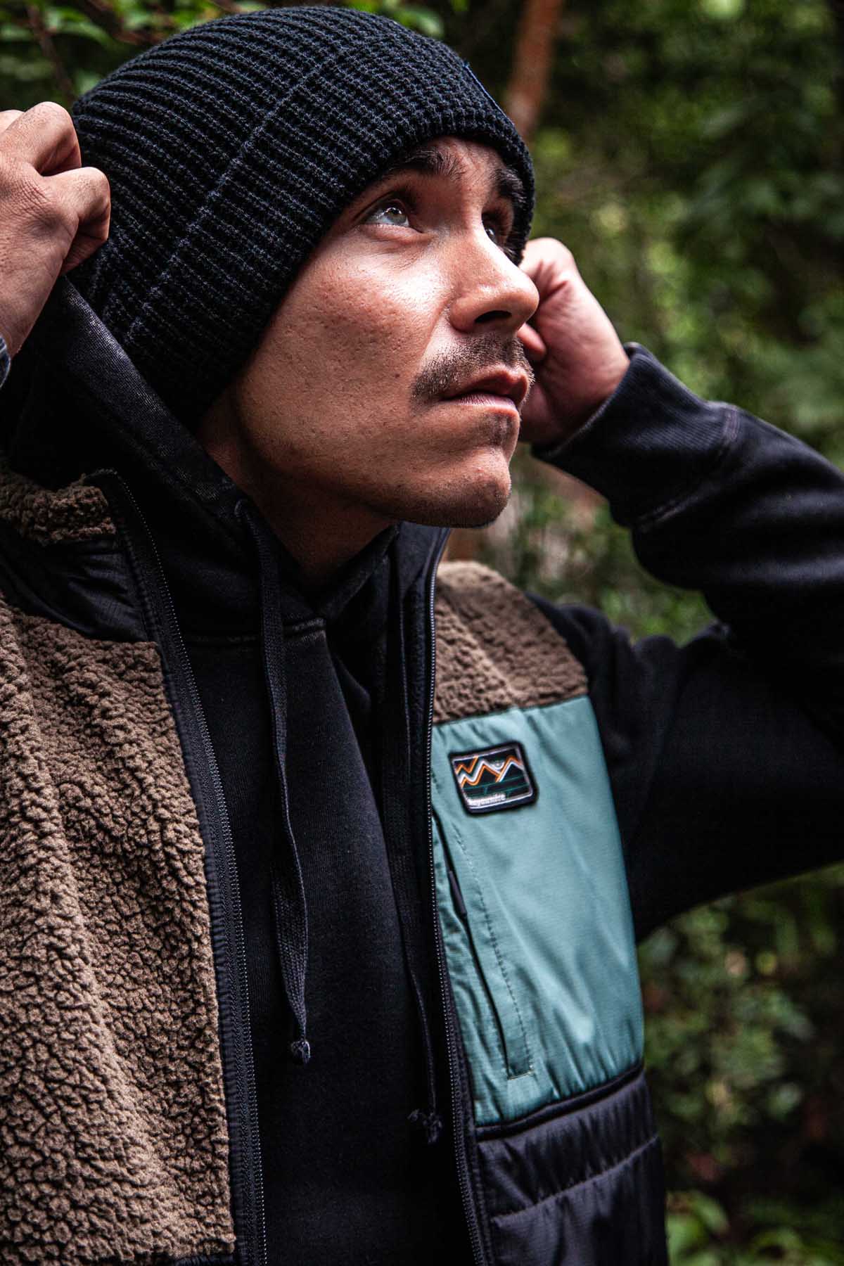 Chaqueta Sin Mangas Vest Reversible Hombre - Negra - Image 11