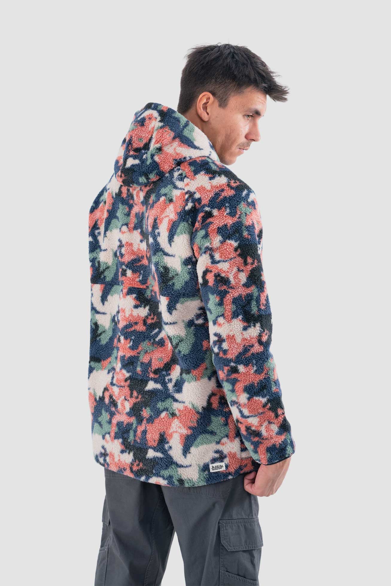 Chiporro Con Cierre Hood Geo Hombre - Navy - Image 3