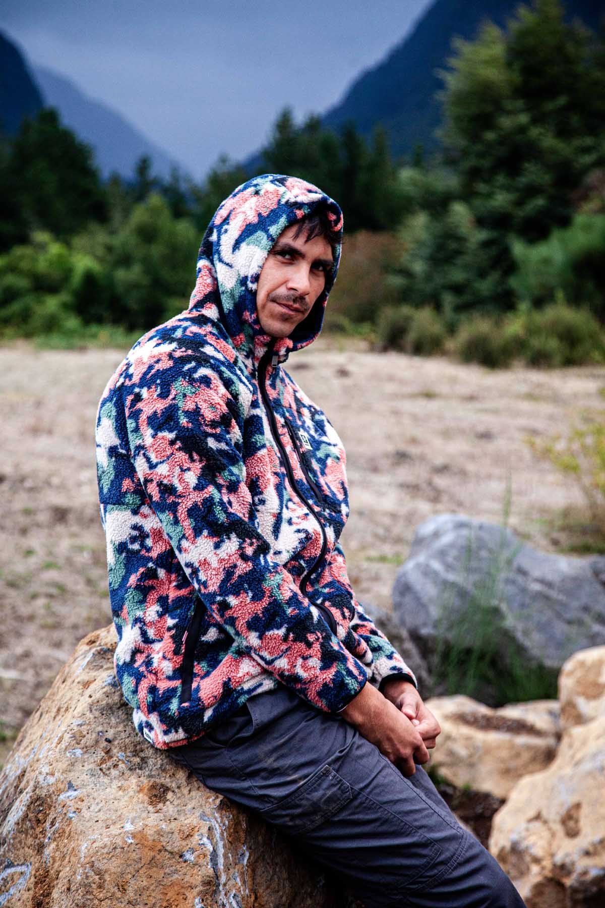 Chiporro Con Cierre Hood Geo Hombre - Navy - Image 5