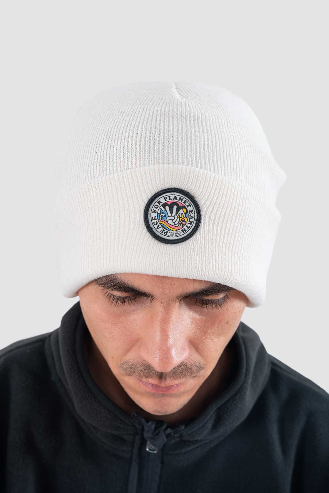 Gorro Beanie Peace - Bone - Image 3