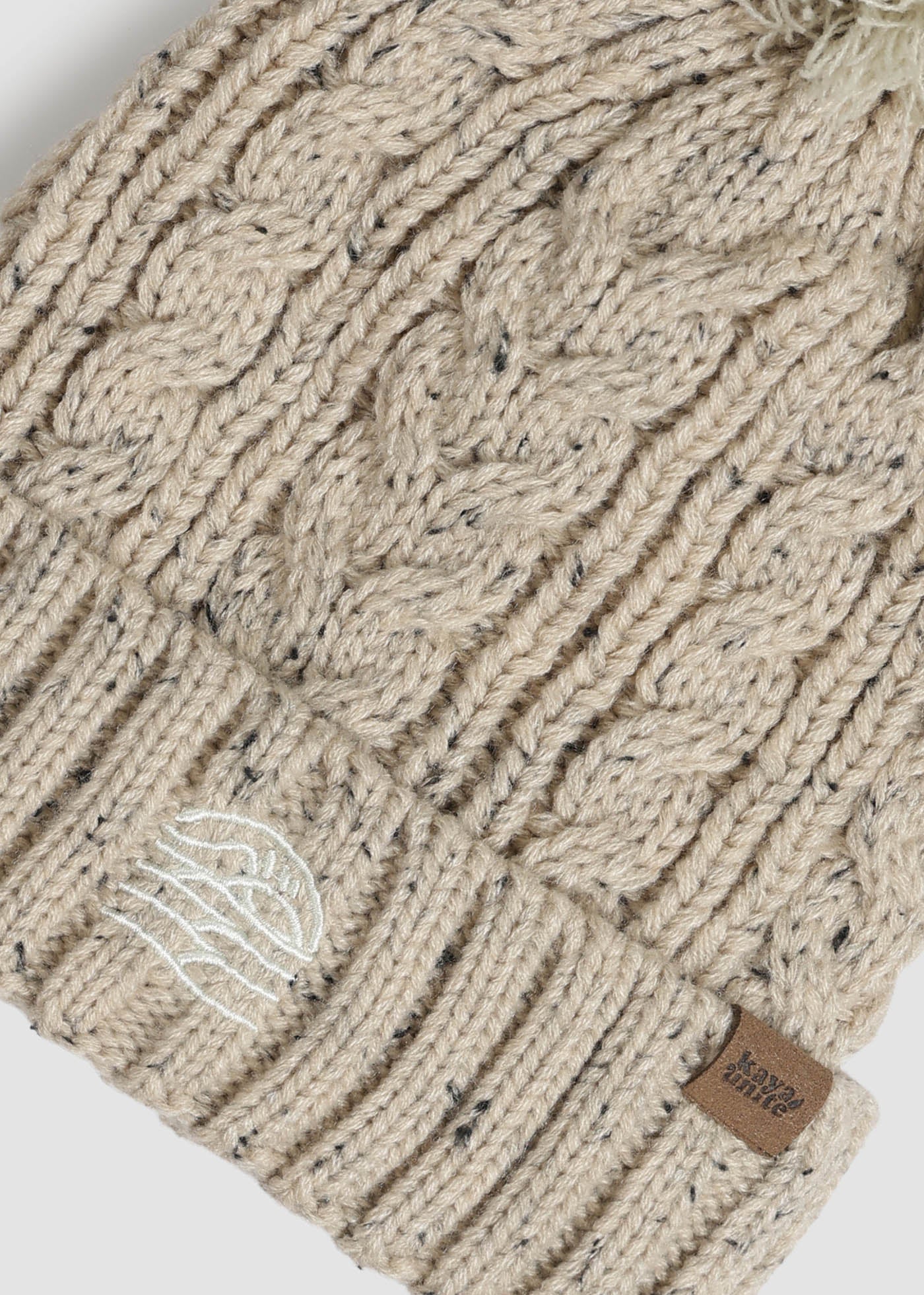 Gorro Beanie Snow Melange - Blanco - Image 3