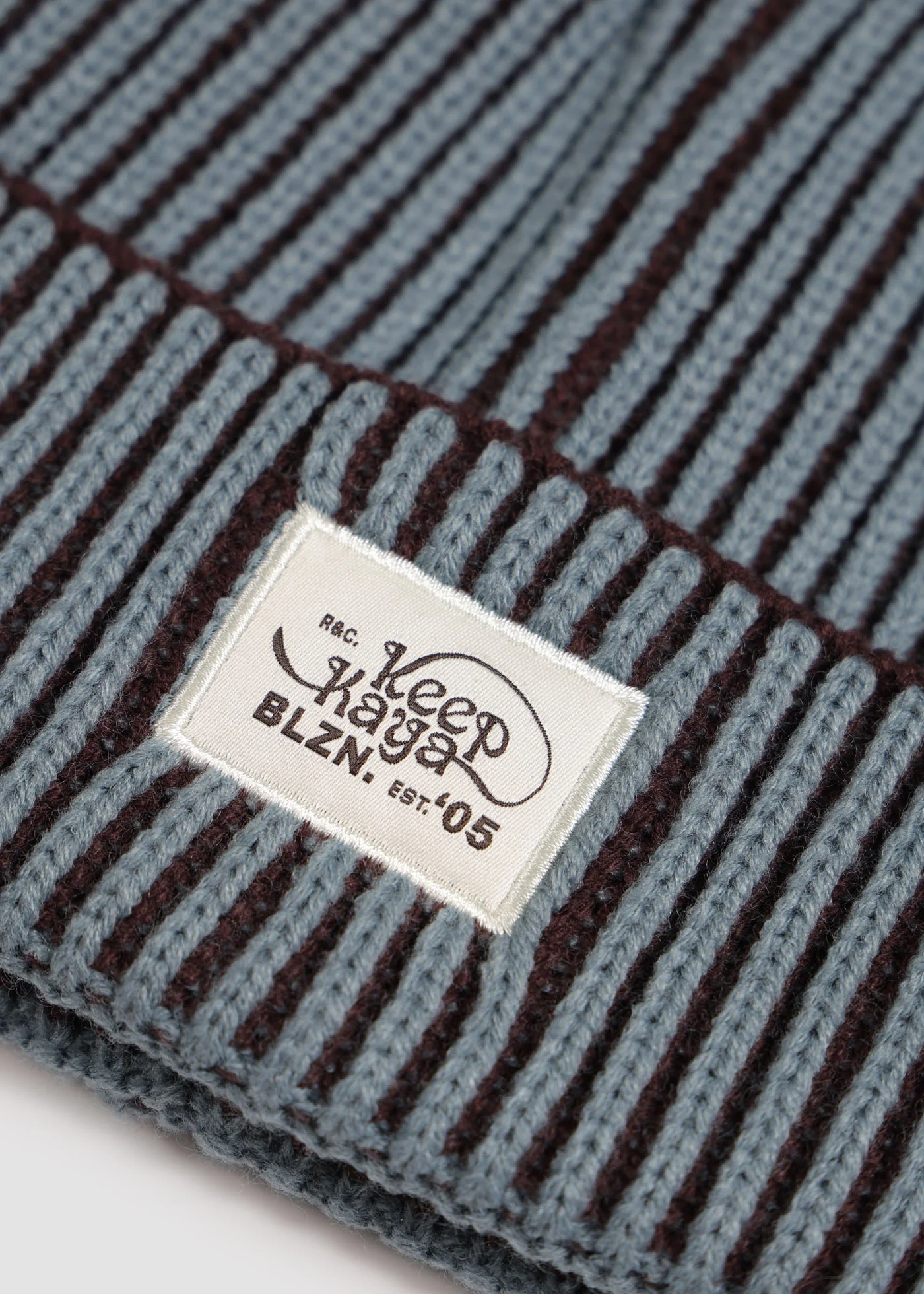 Gorro Beanie Stripes - Burdeo - Image 3