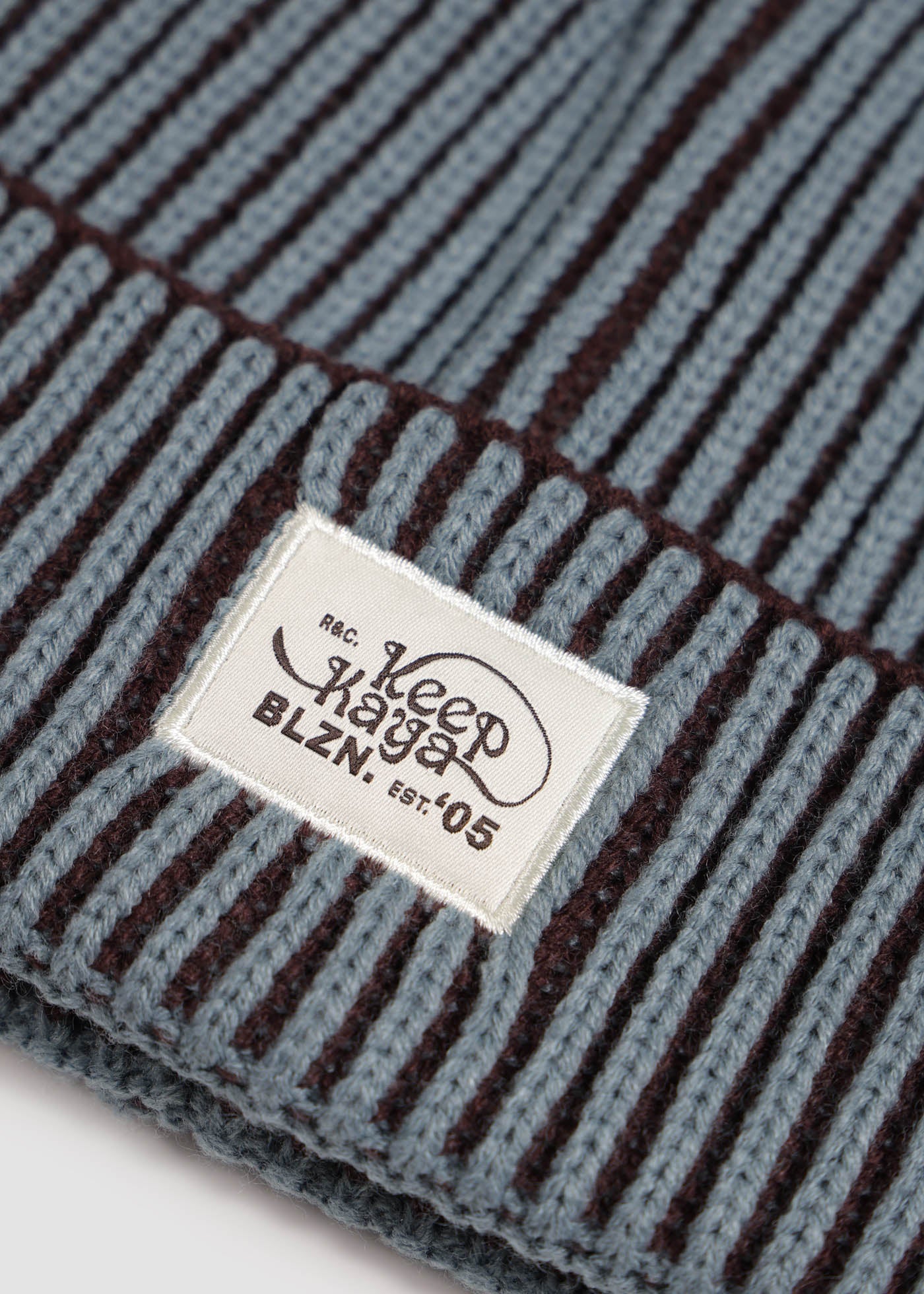Gorro Beanie Stripes Niños - Burdeo - Image 3