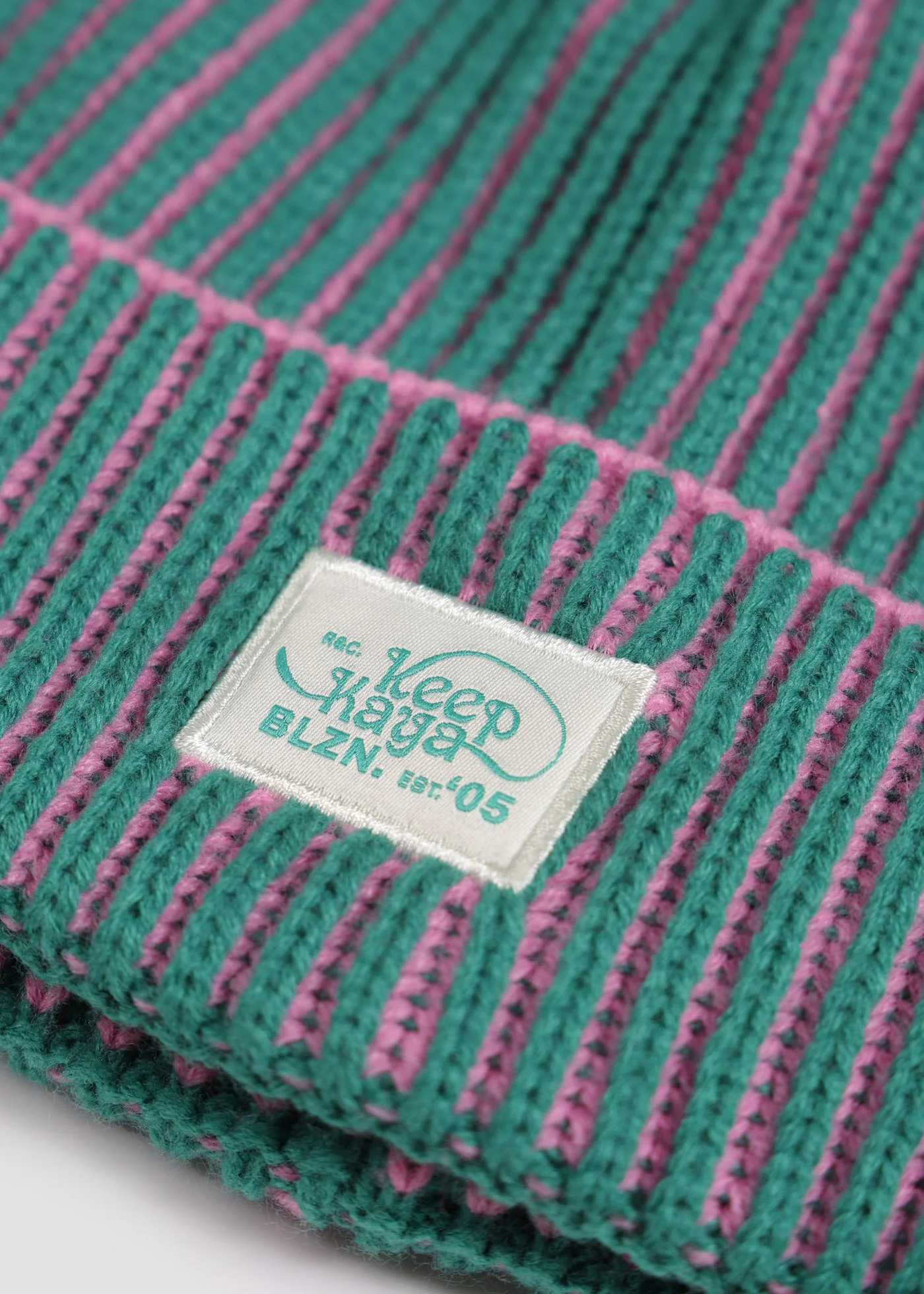 Gorro Beanie Stripes Niños - Teal - Image 3