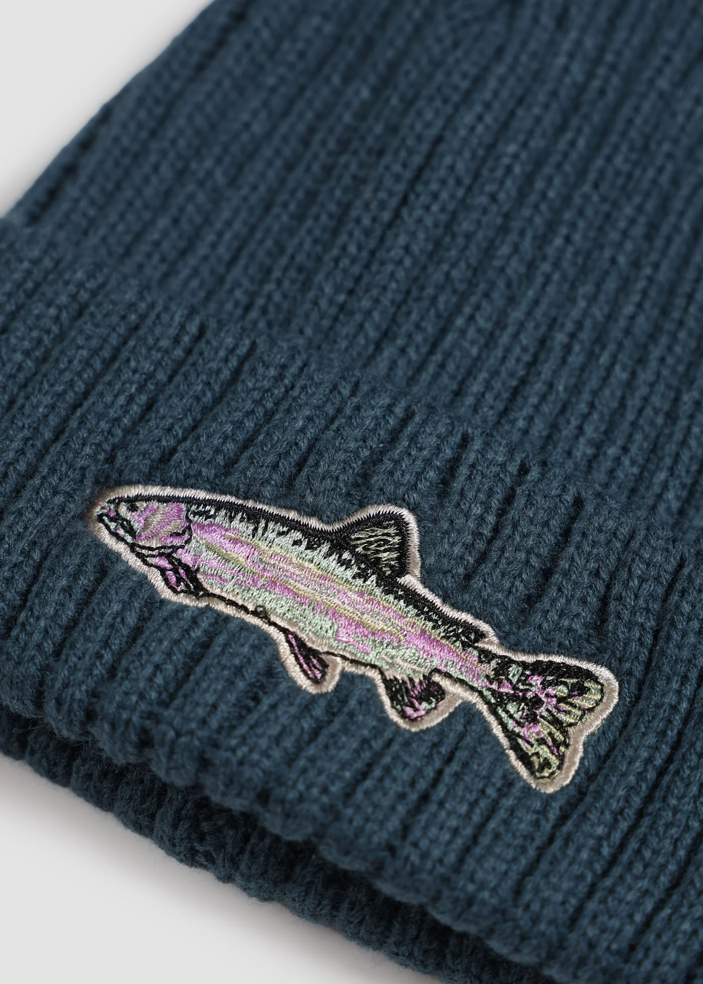 Gorro Beanie Trucha Niños - Azul - Image 3