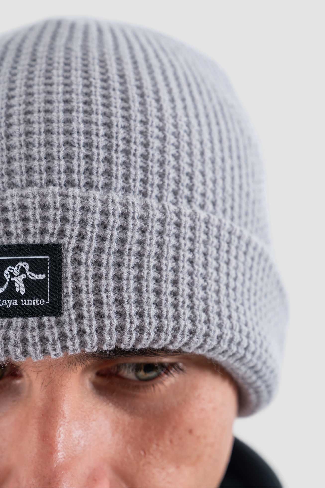 Gorro Beanie Waffle - Gris - Image 2