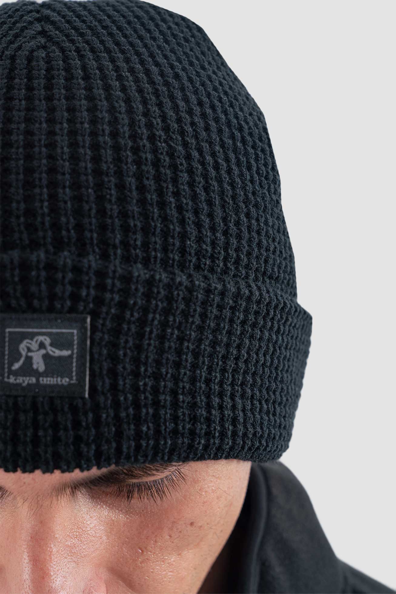 Gorro Beanie Waffle - Negro - Image 2