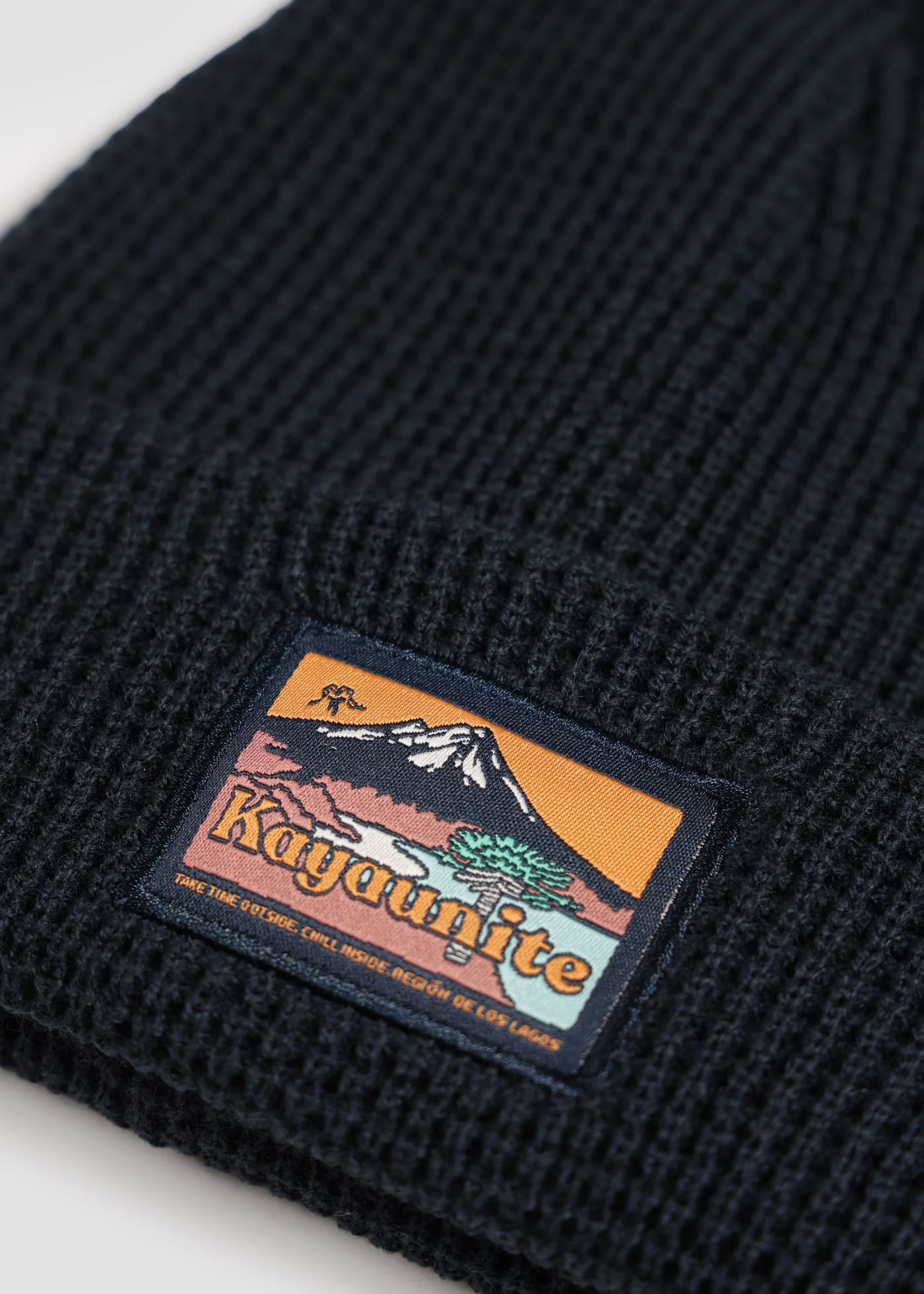 Gorro Beanie Waffle Niños - Azul - Image 3