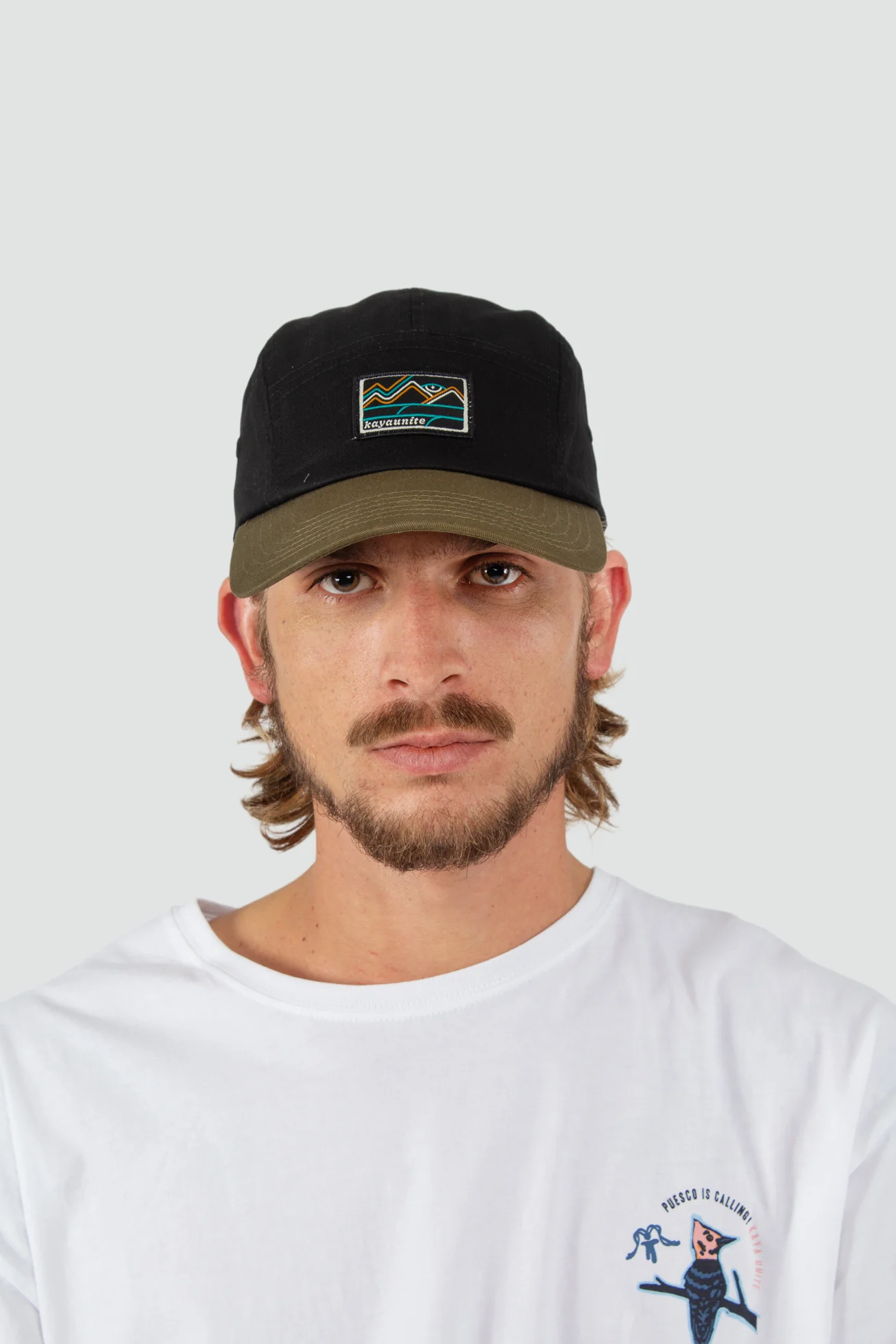 Gorro Jockey Algodón Camper Patch - Negro - Image 4