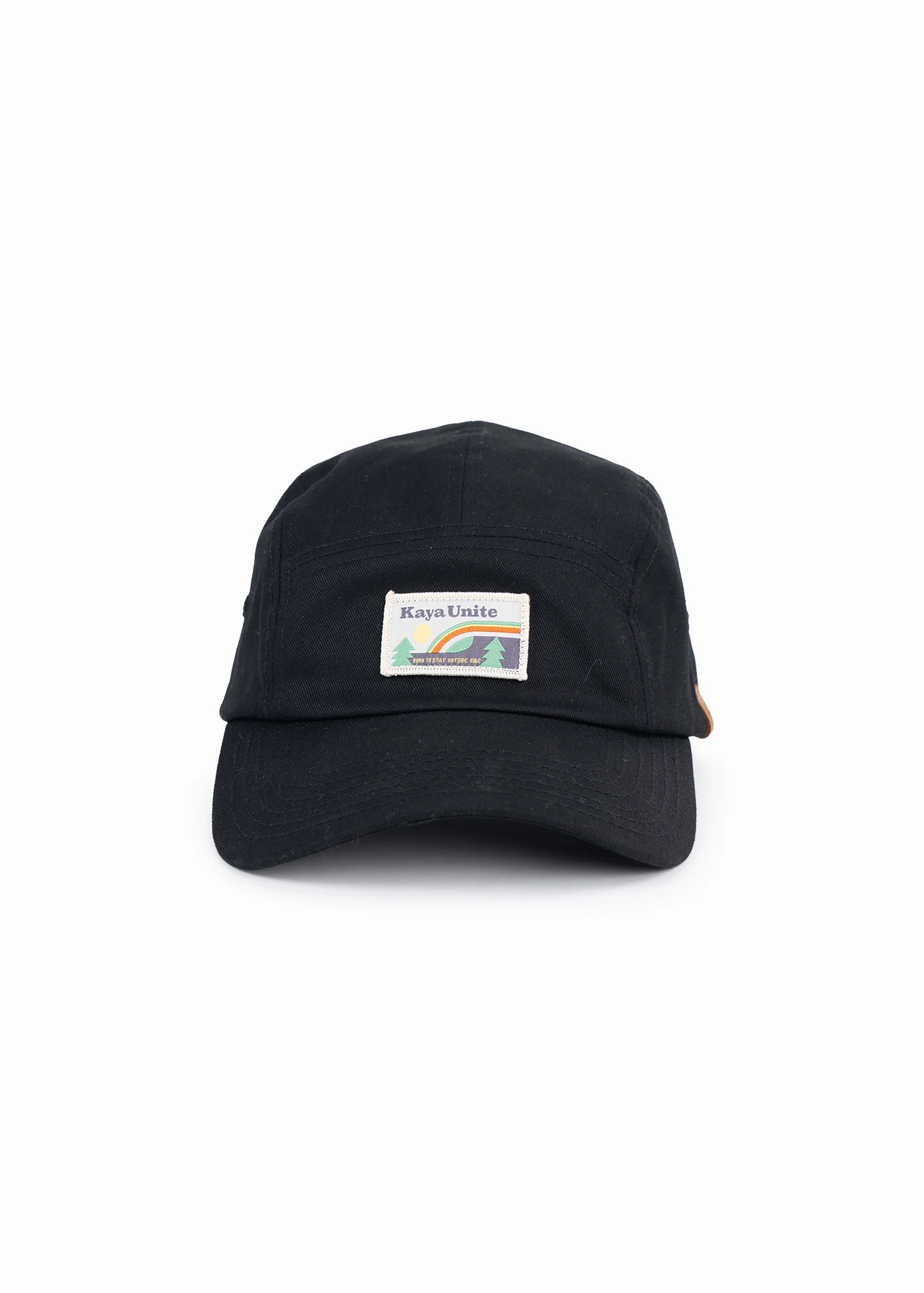Gorro Jockey Algodón Camper Patch - Negro