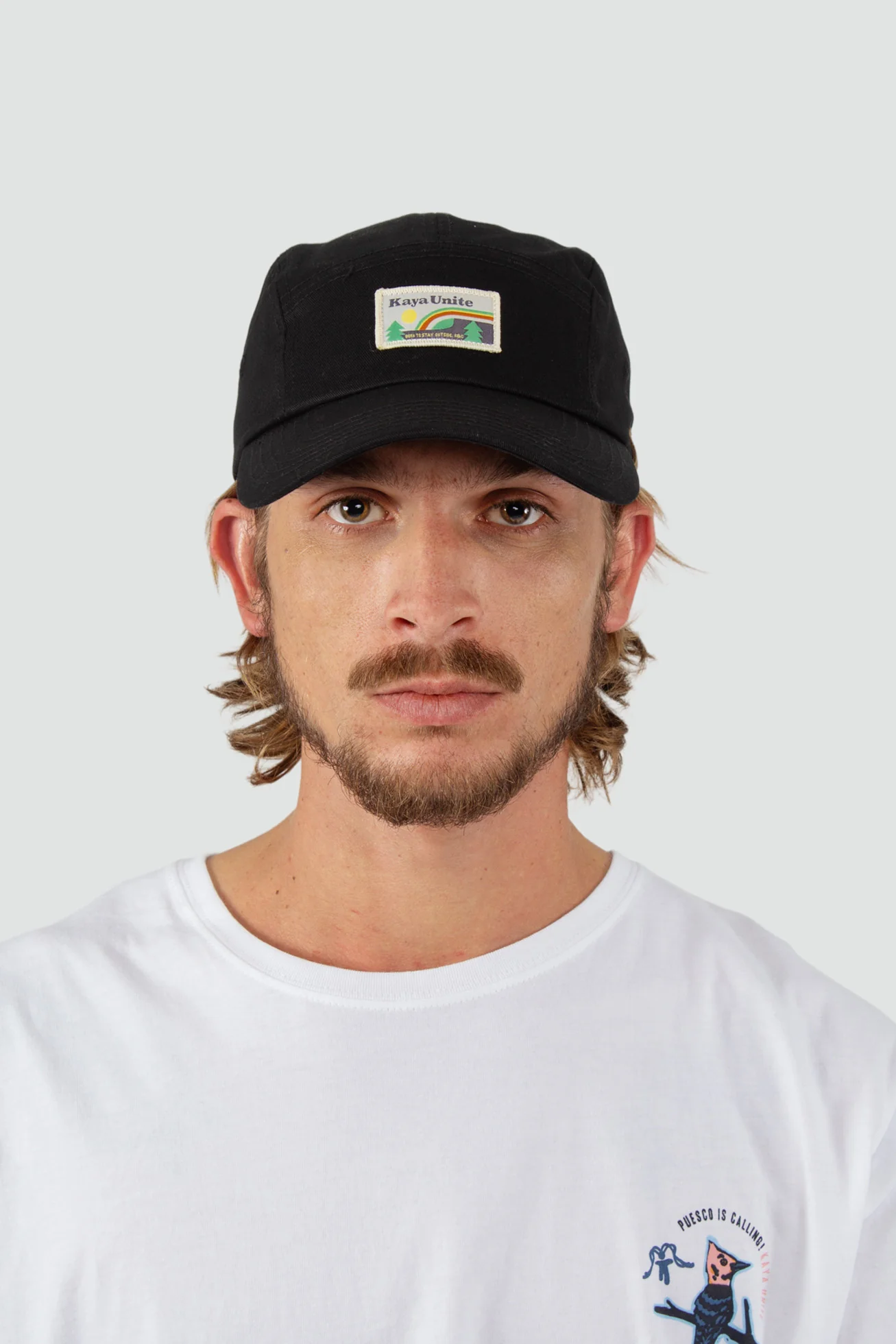 Gorro Jockey Algodón Camper Patch - Negro - Image 4