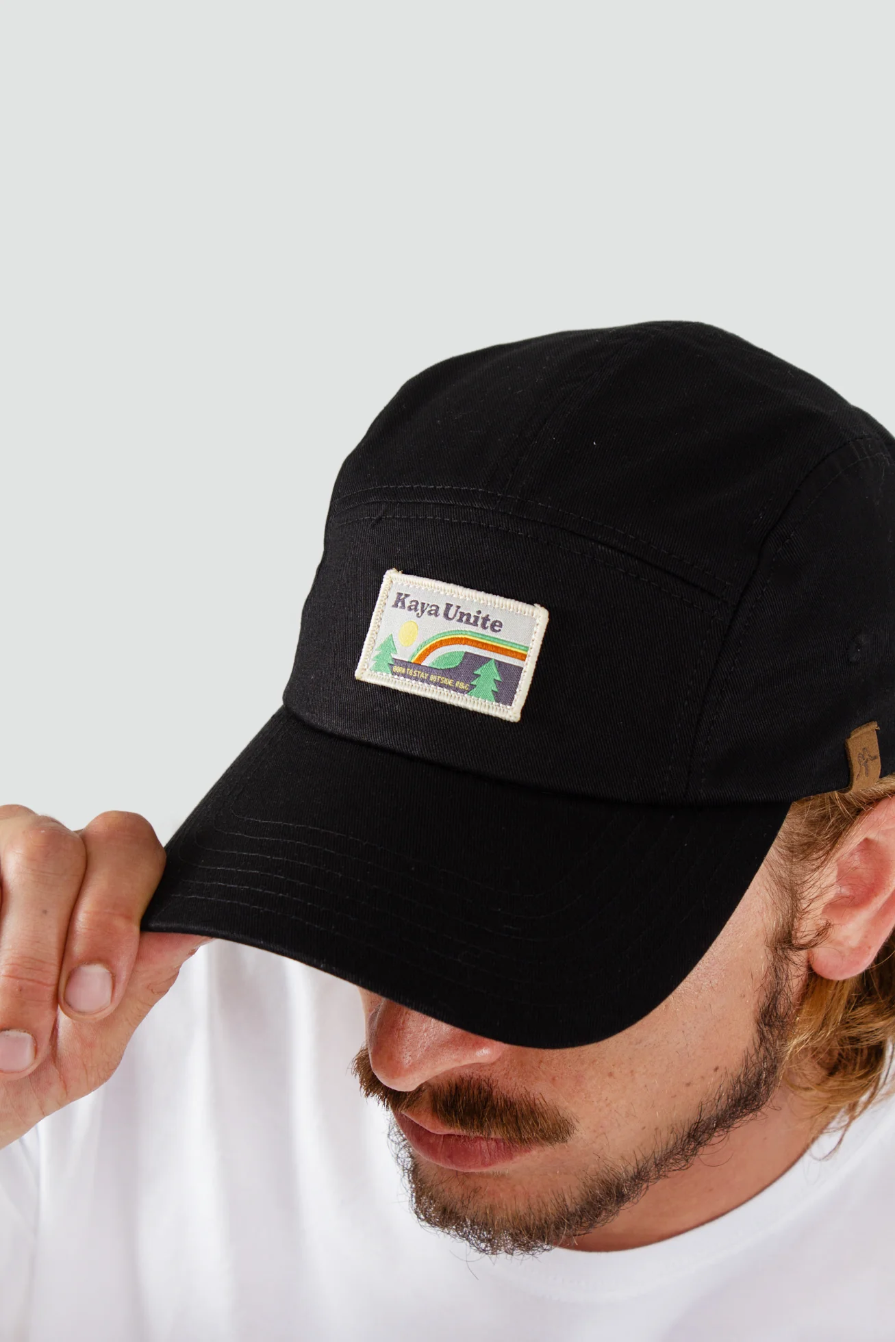 Gorro Jockey Algodón Camper Patch - Negro - Image 6