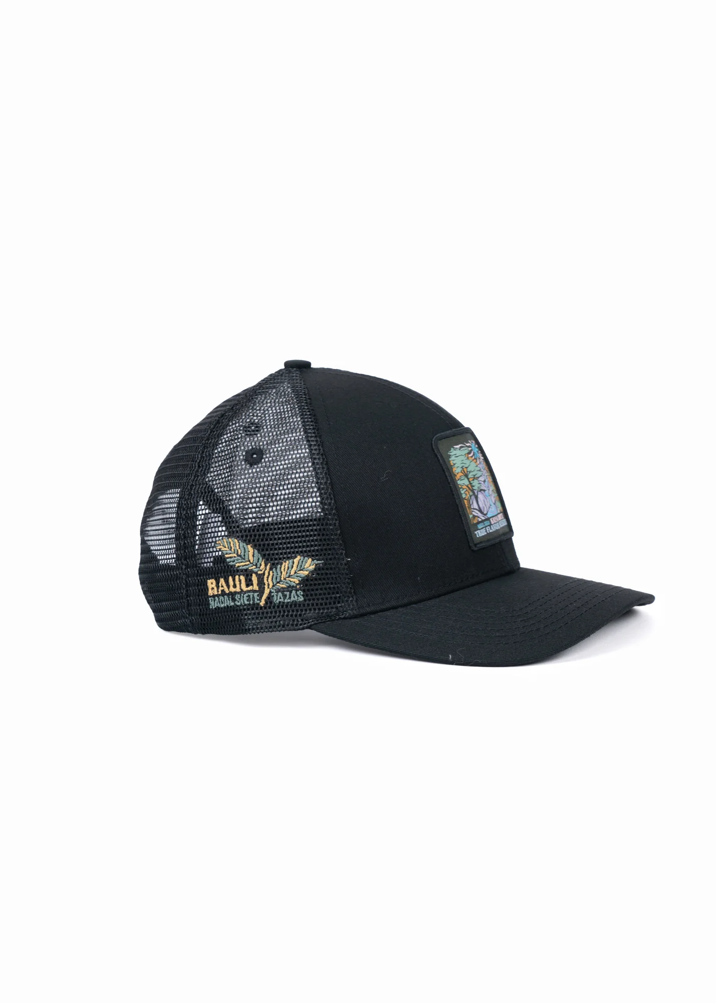 Gorro Jockey Algodón Trucker 7 Tazas - Negro - Image 2