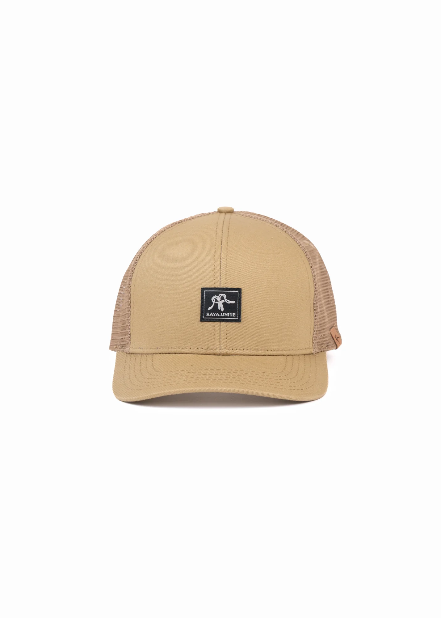 Gorro Jockey Algodón Trucker Logo - Camel