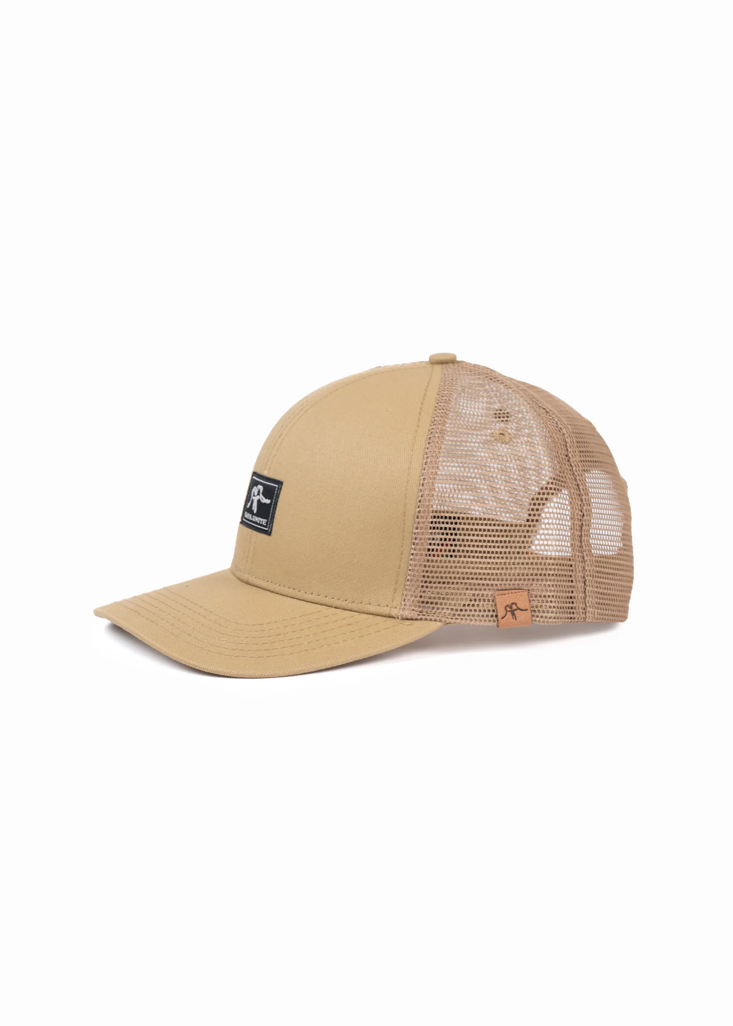 Gorro Jockey Algodón Trucker Logo - Camel - Image 2