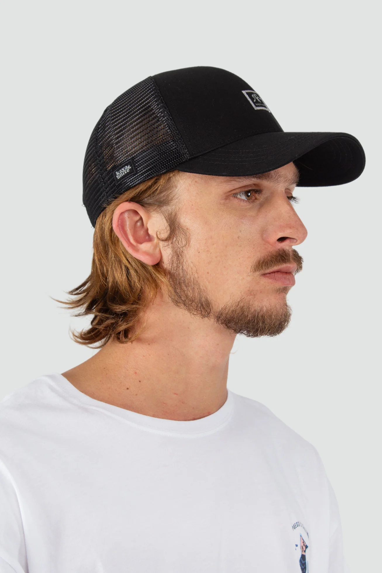 Gorro Jockey Algodón Trucker Logo - Negro - Image 5