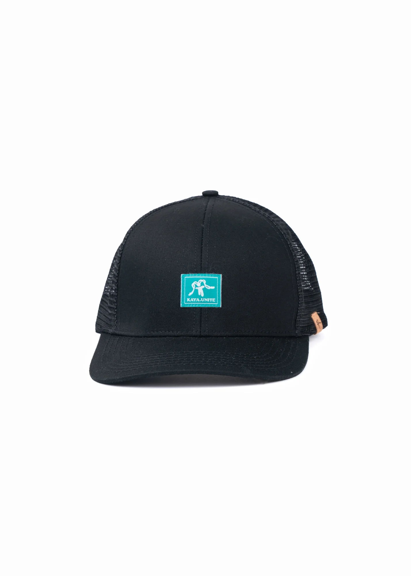 Gorro Jockey Algodón Trucker Logo - Negro