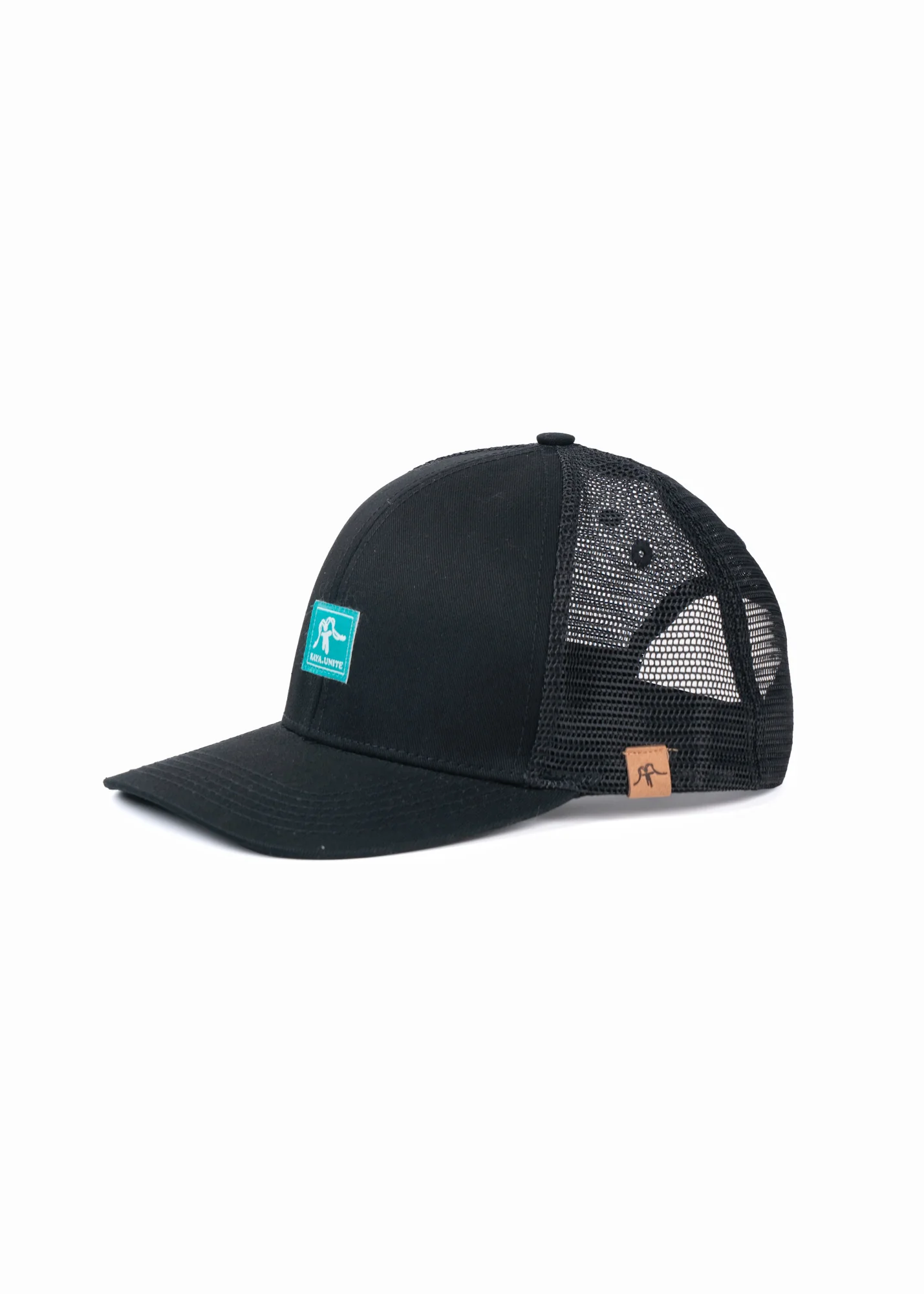 Gorro Jockey Algodón Trucker Logo - Negro - Image 2