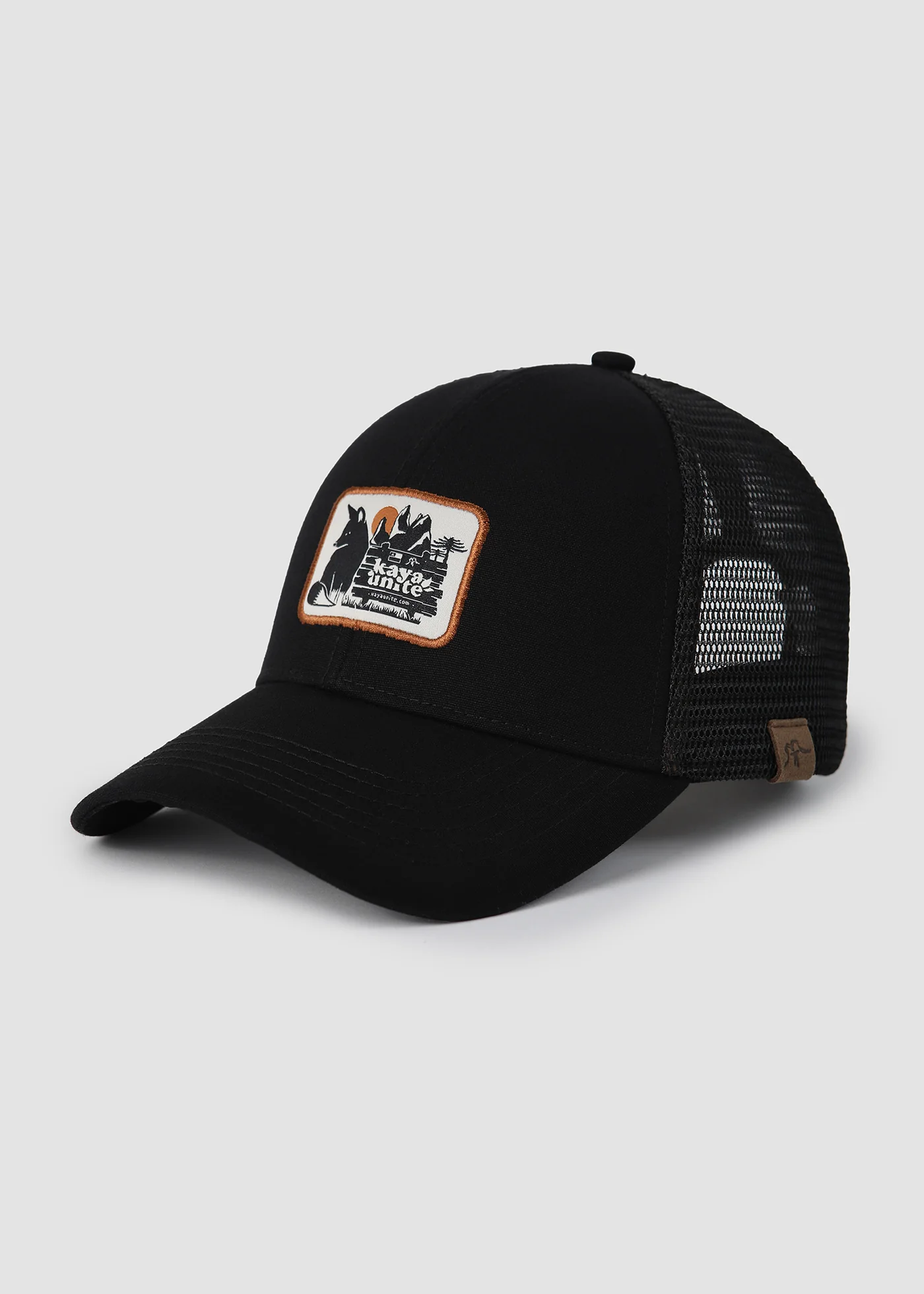 Gorro Jockey Algodón Trucker Parque - Negro - Image 2