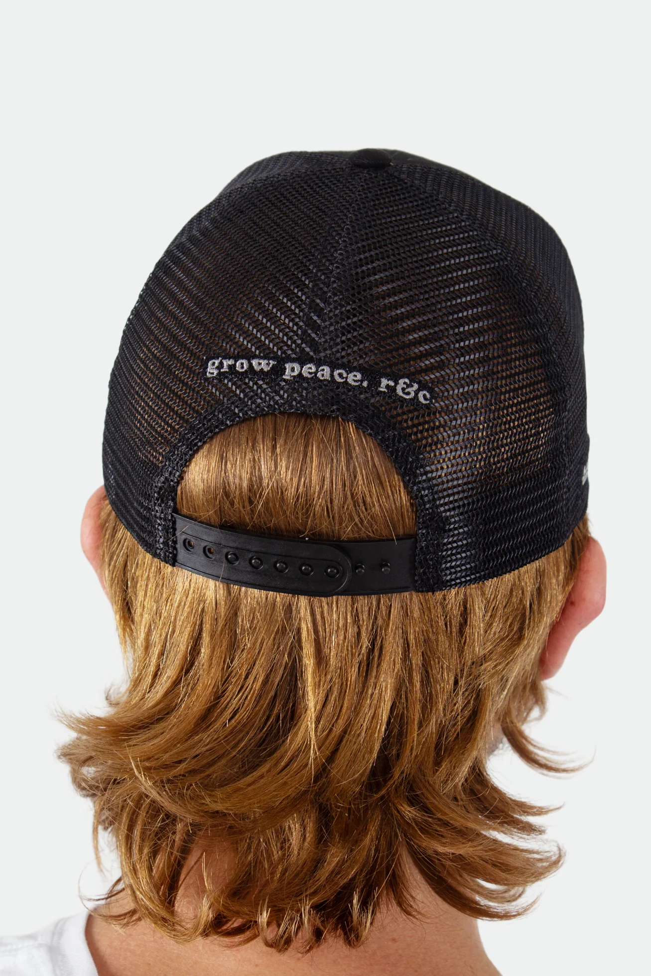 Gorro Jockey Algodón Trucker Piedra - Café - Image 7