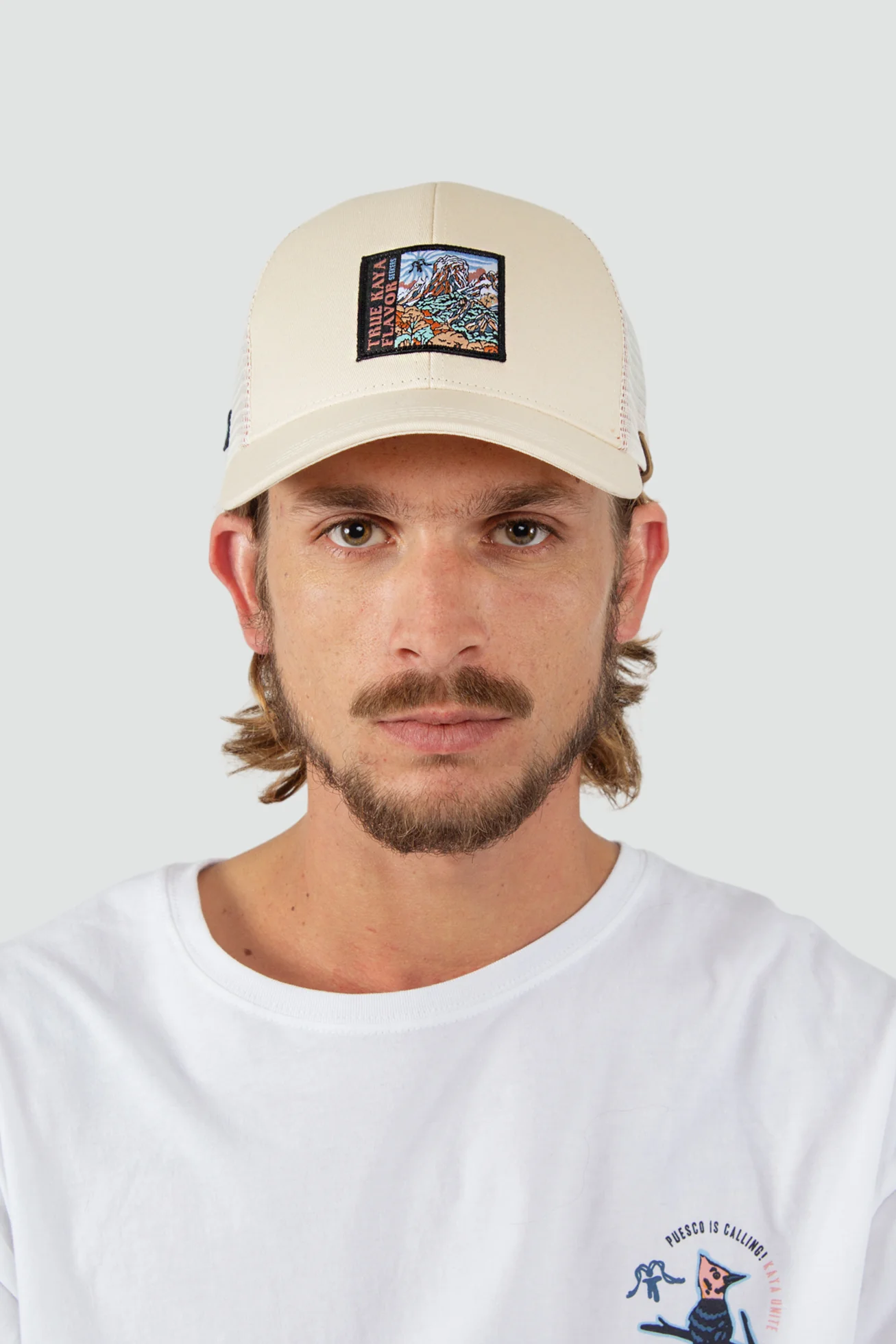 Gorro Jockey Algodón Trucker Puesco - Bone - Image 3