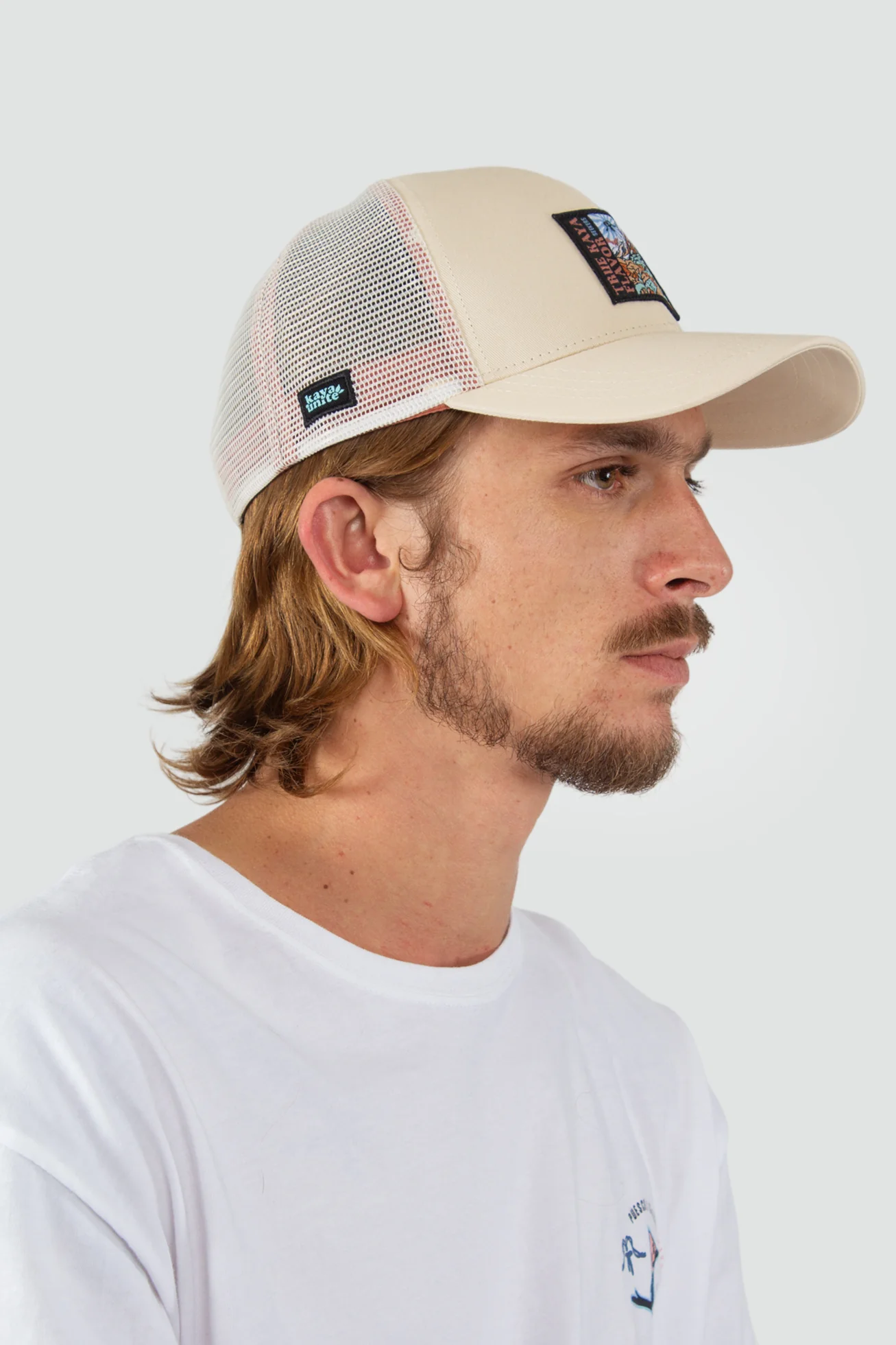 Gorro Jockey Algodón Trucker Puesco - Bone - Image 4