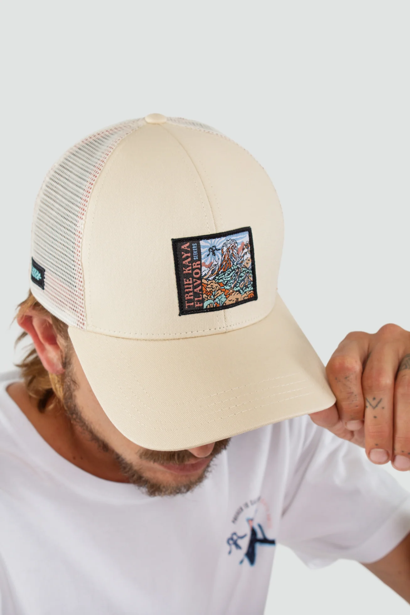Gorro Jockey Algodón Trucker Puesco - Bone - Image 5