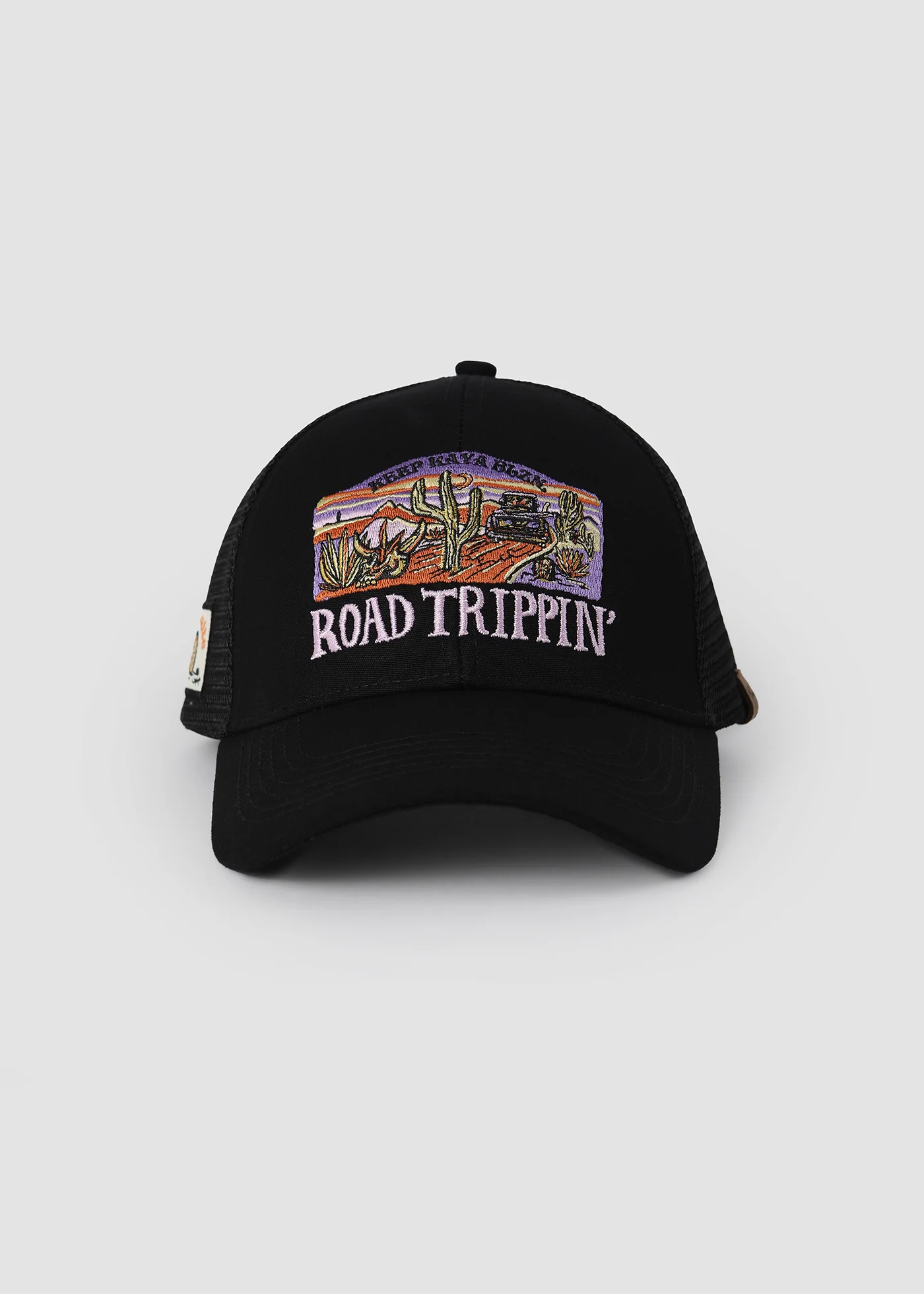 Gorro Jockey Algodón Trucker Road - Negro