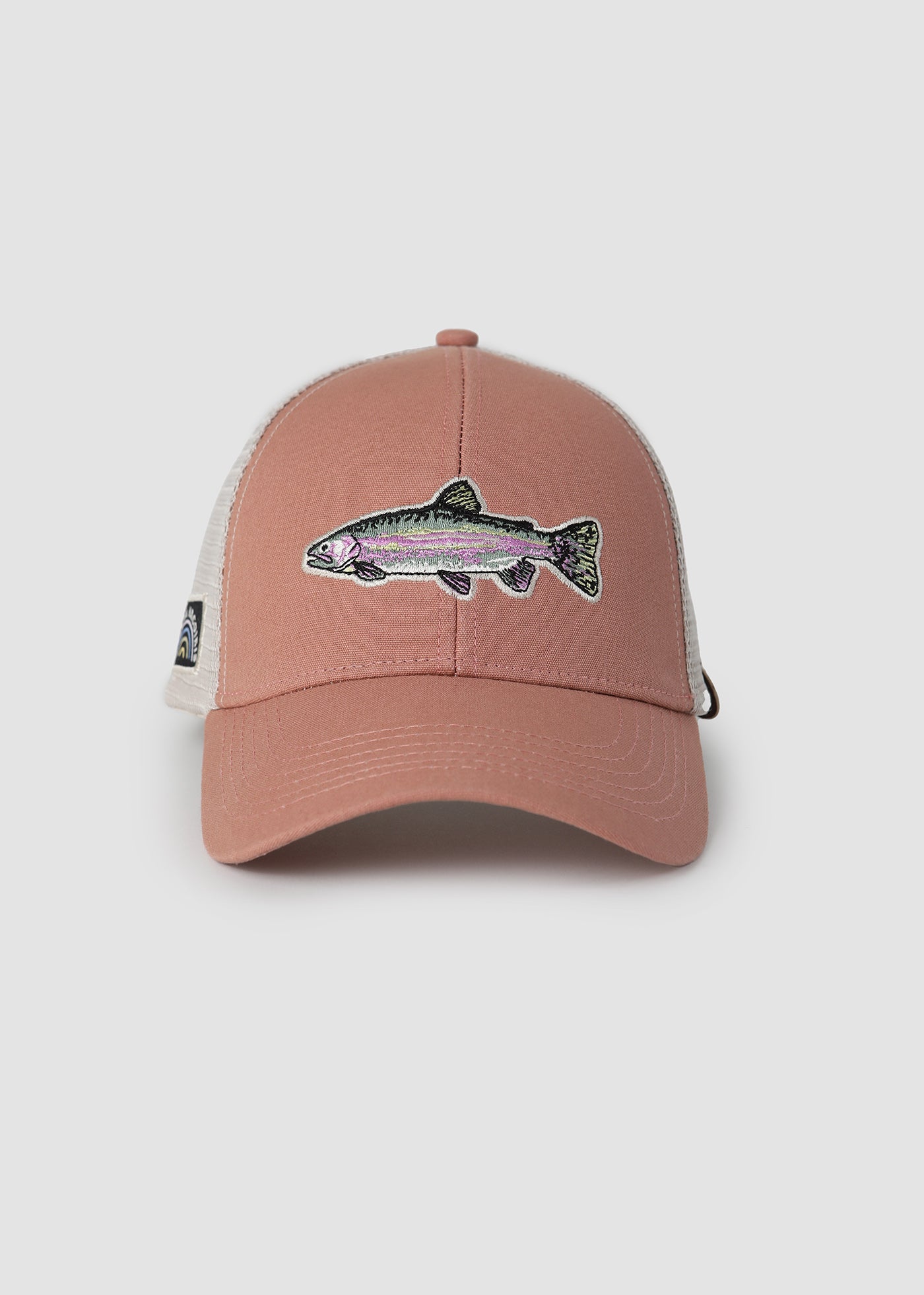 Gorro Jockey Algodón Trucker Trucha - Durazno